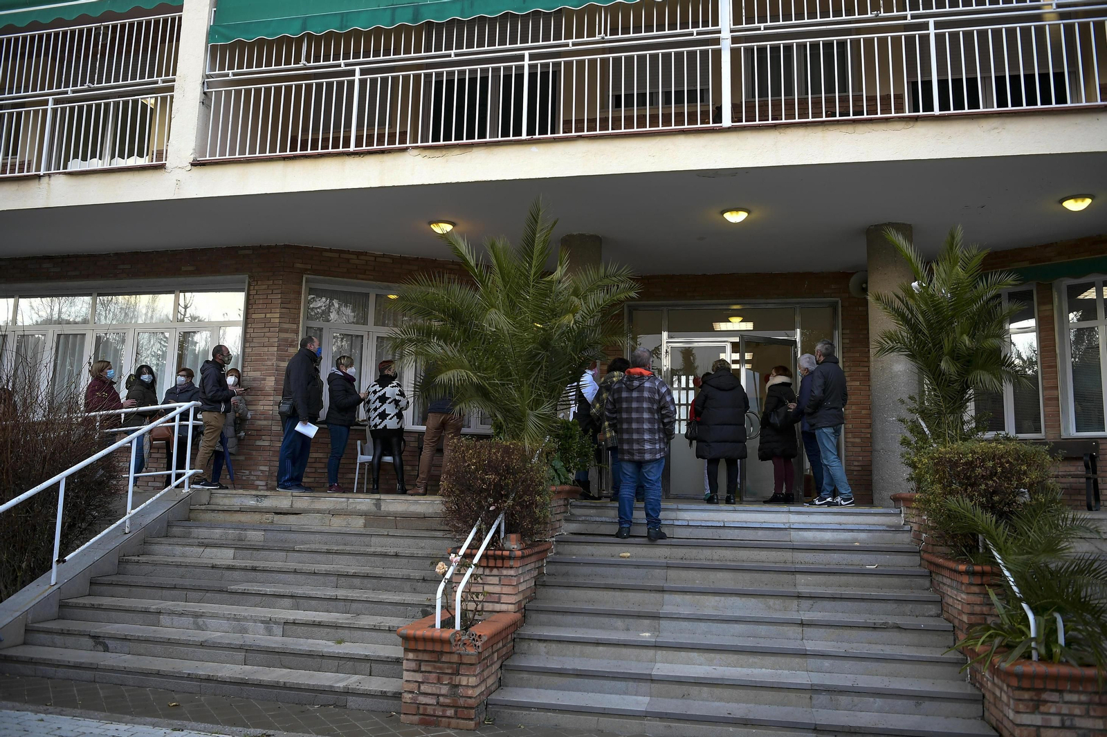 Fotos: segundo día de vacunas en Granada