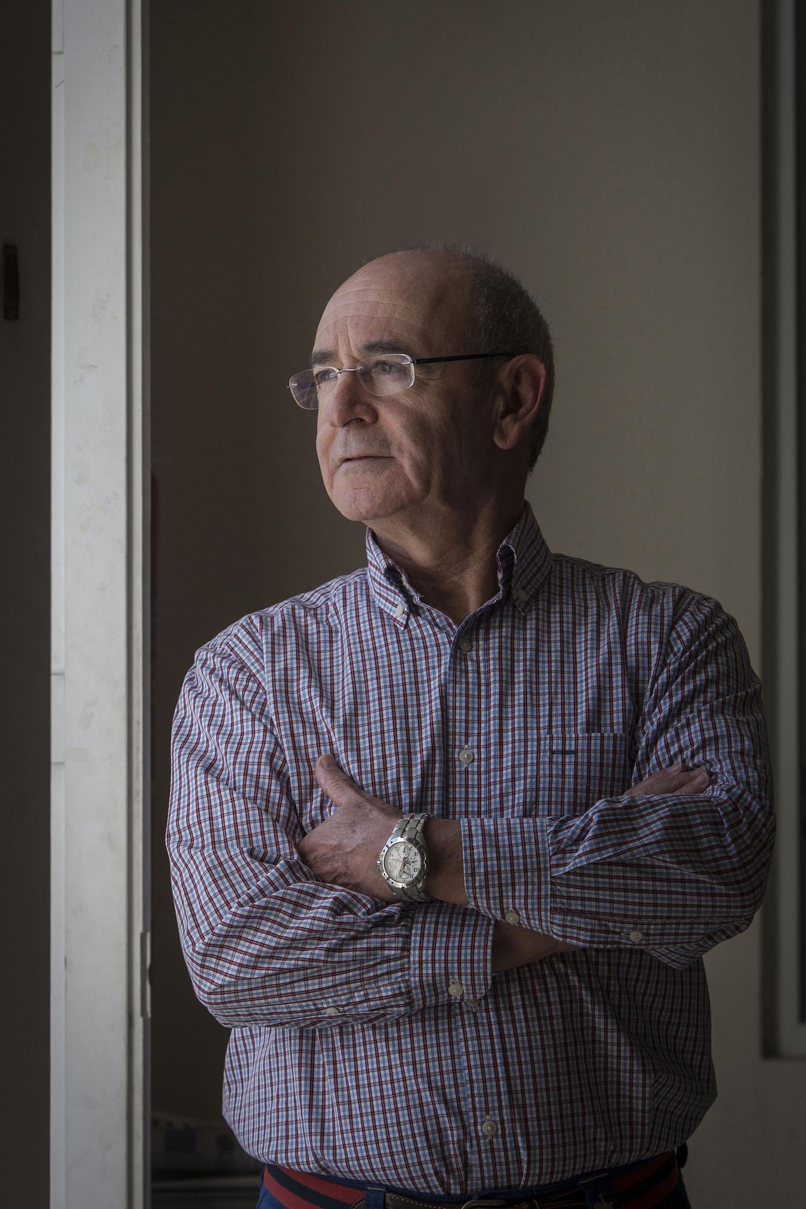 Alberto Salas, fotografiado en la redacción de Diario de Cádiz.