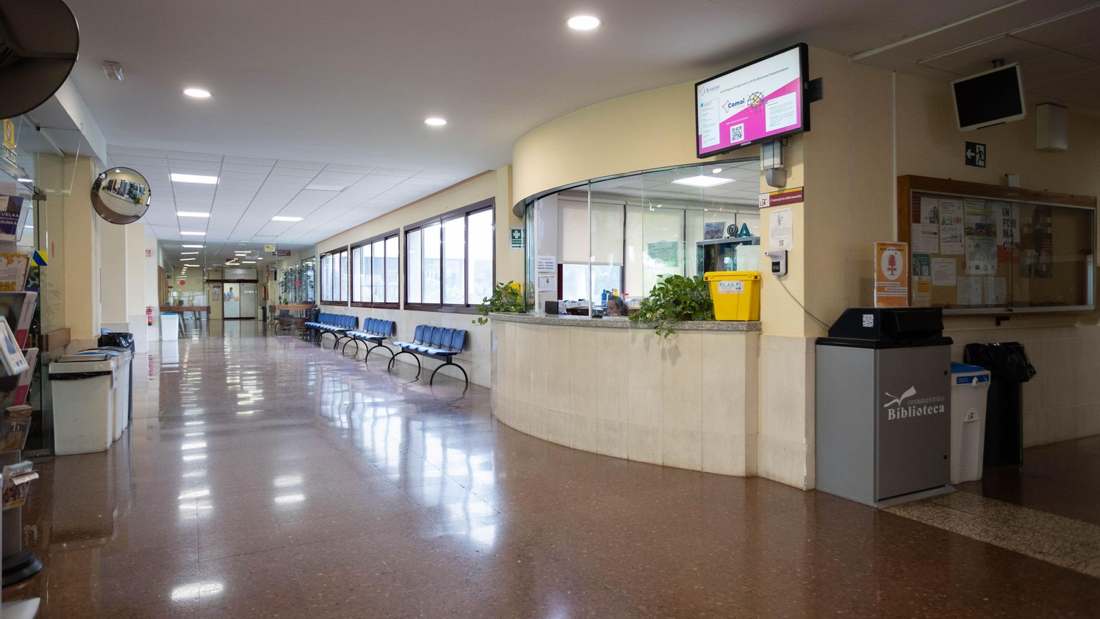 El amplio 'hall' de entrada se convertirá en un espacio de convivencia.