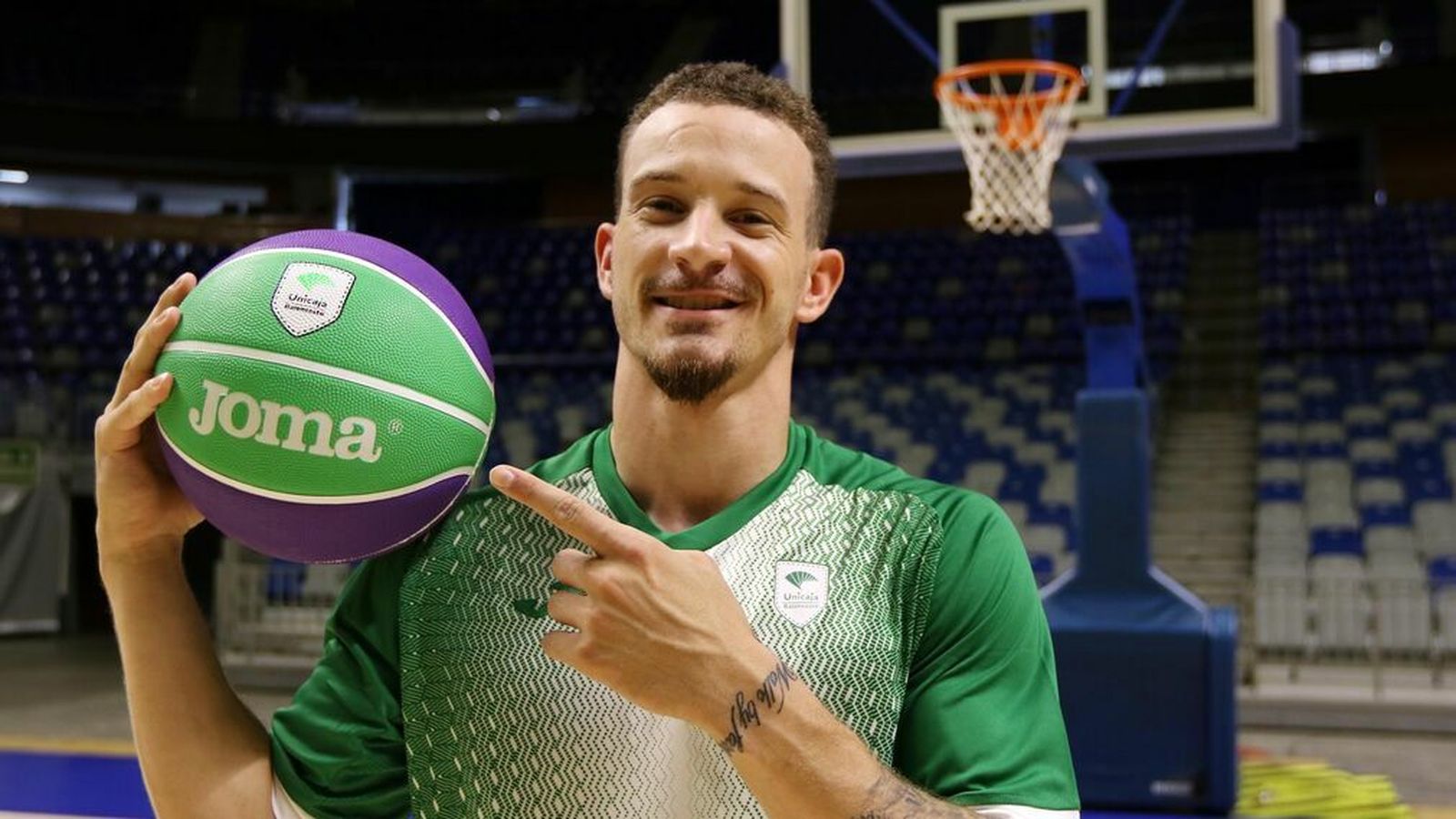 Josh Adams, jugador del Unicaja