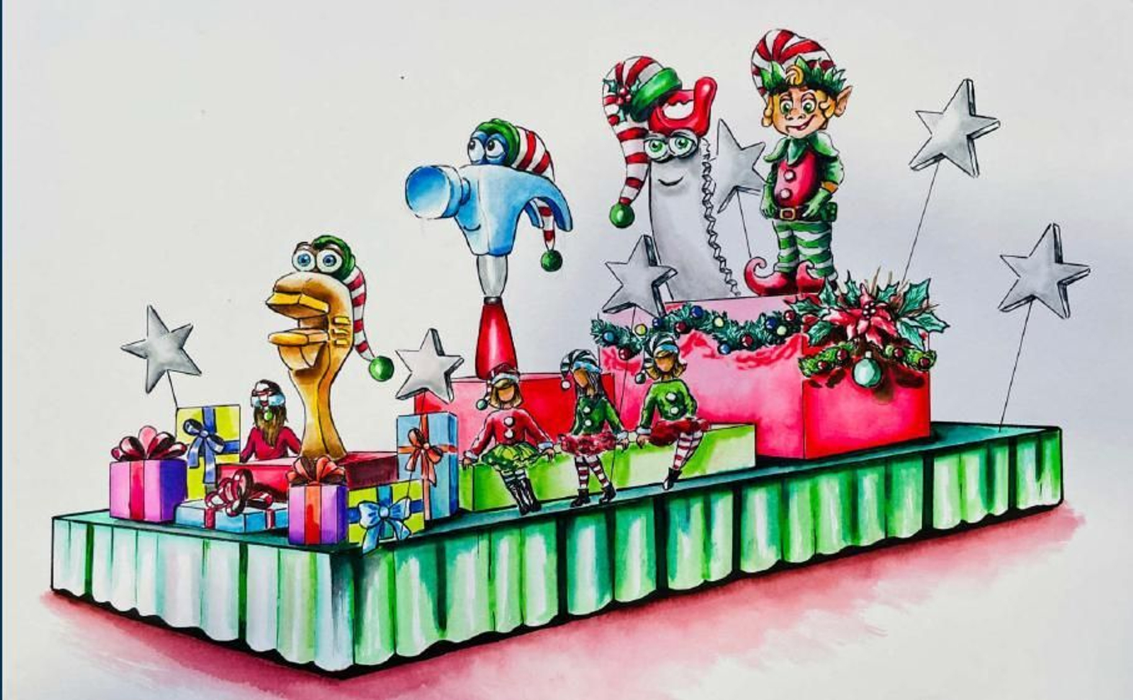 Así son las carrozas de la cabalgata de Reyes Magos de San Fernando