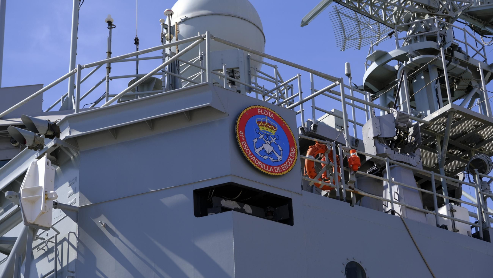 La Fragata Navarra de la Armada Española, visita Almería, en imágenes