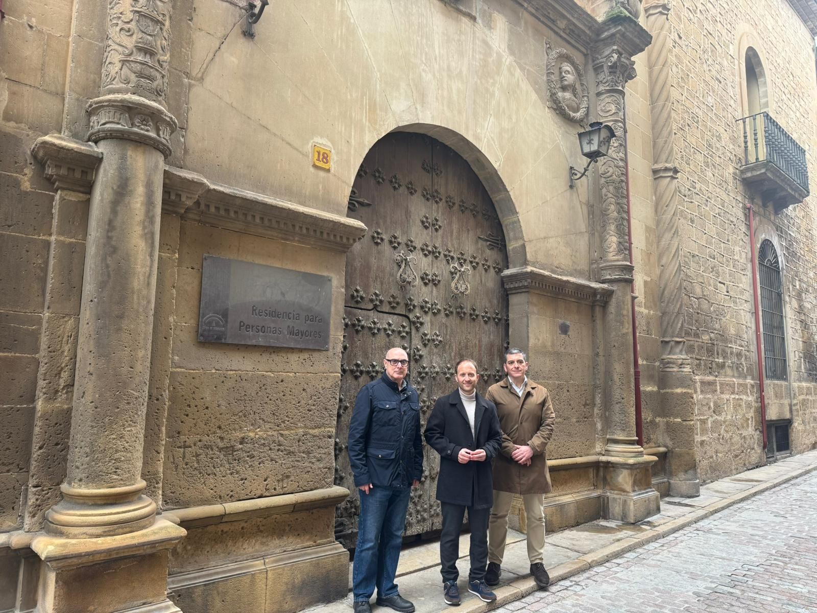 Visita de Erik Domínguez a Úbeda.