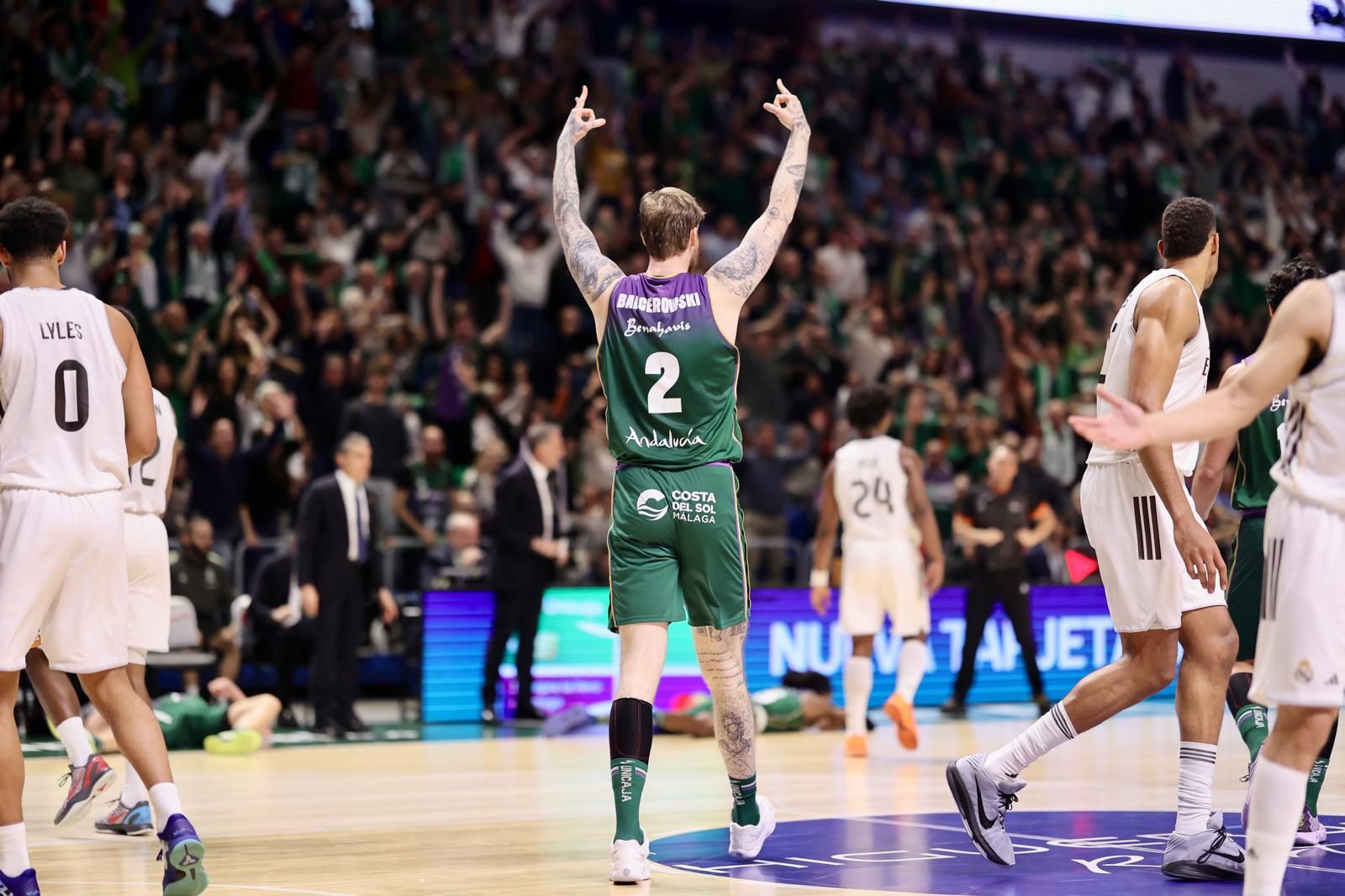 Unicaja-Real Madrid, en fotos