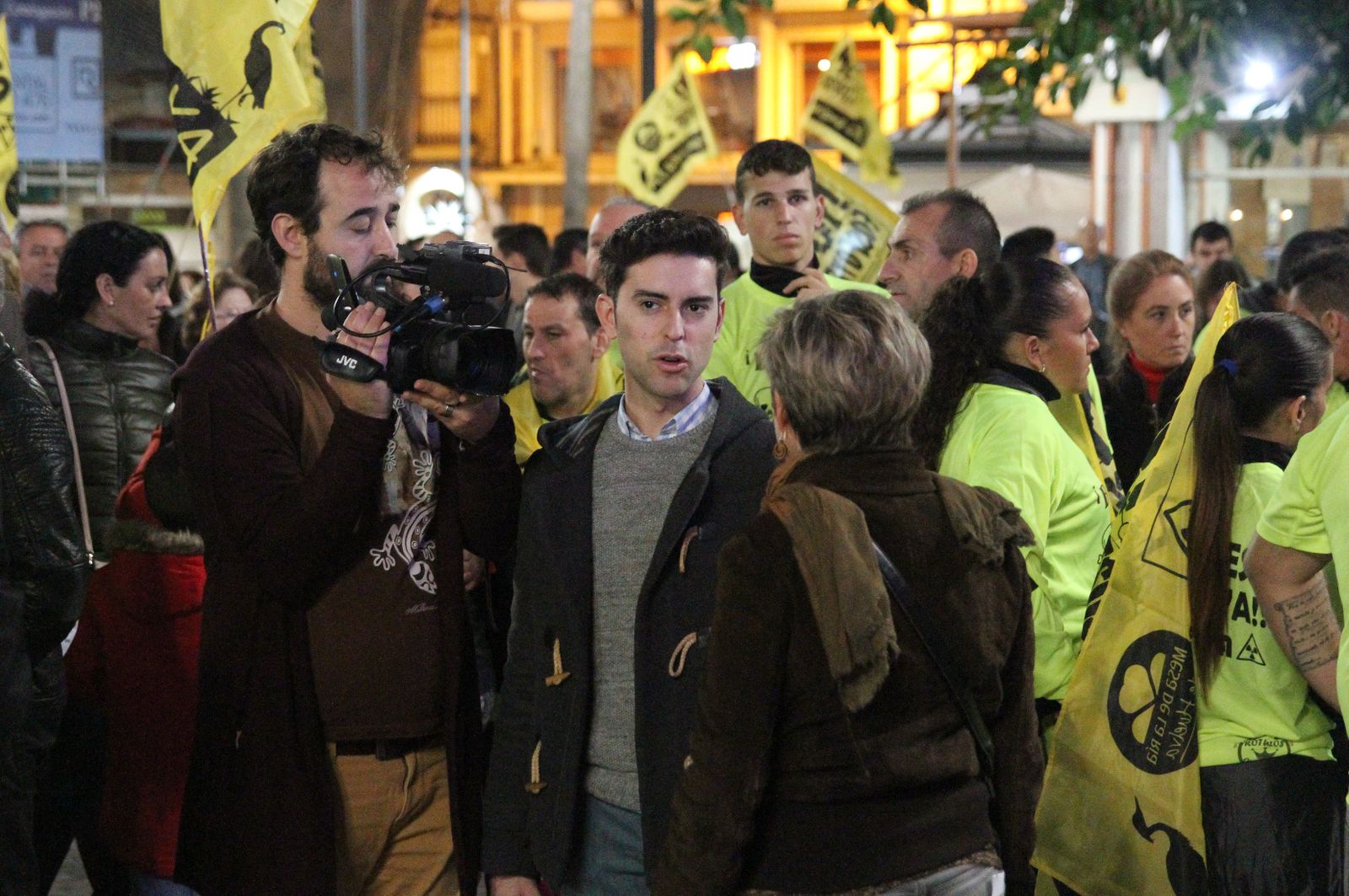 Imágenes de la manifestación contra los Fosfoyesos
