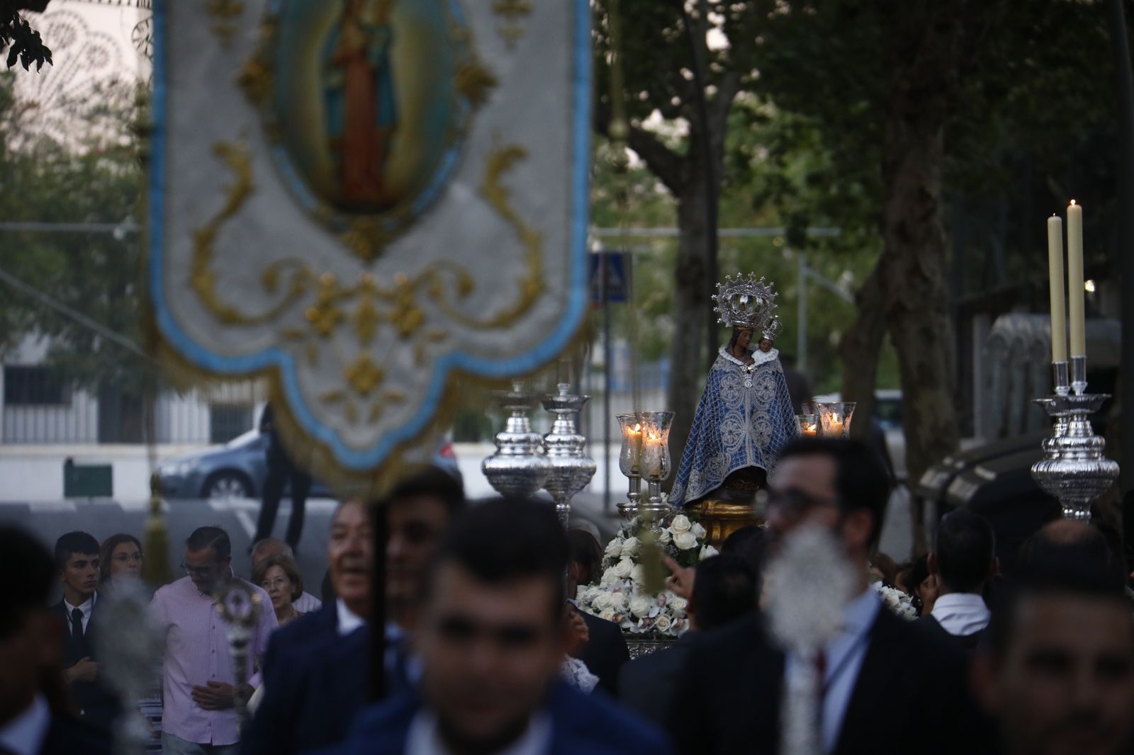 El traslado de la Virgen de la Fuensanta de Córdoba, en imágenes