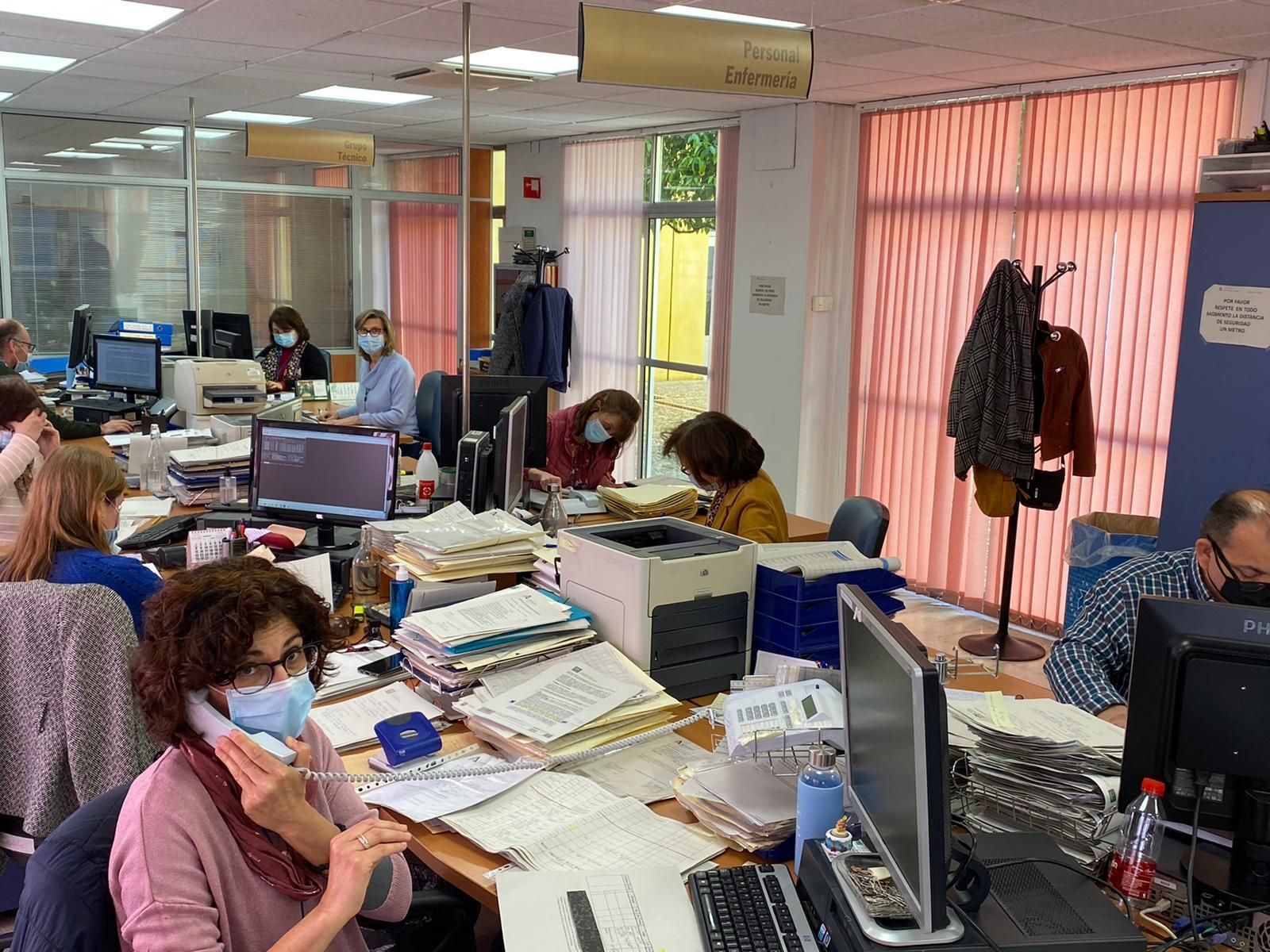 Profesionales del Hospital Universitario Reina Sofía.