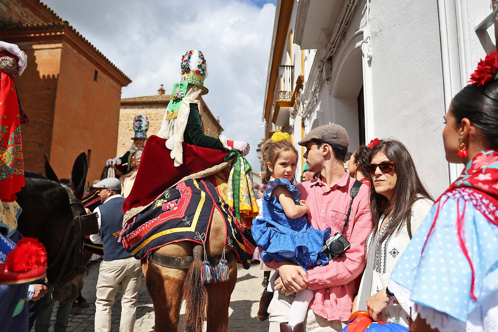 Las imágenes de la romería de San Benito Abad en el Cerro del Andévalo de Huelva