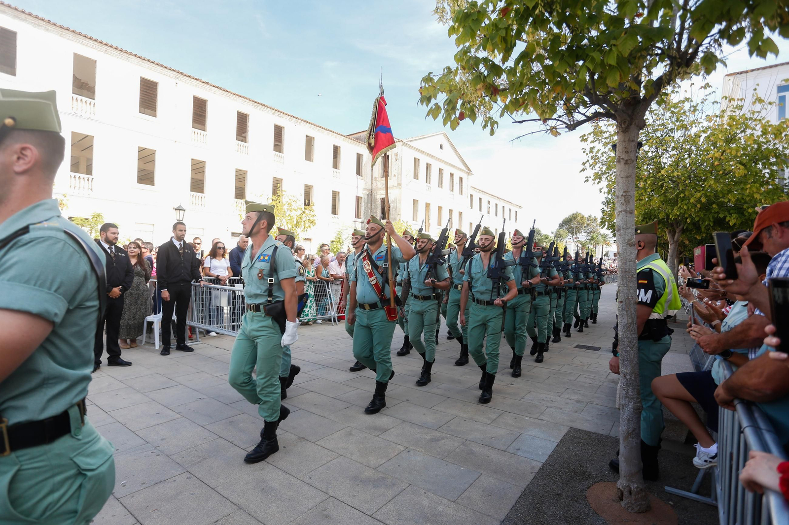 San Roque homenajea al Regimiento Pavía en su 30 aniversario, en imágenes