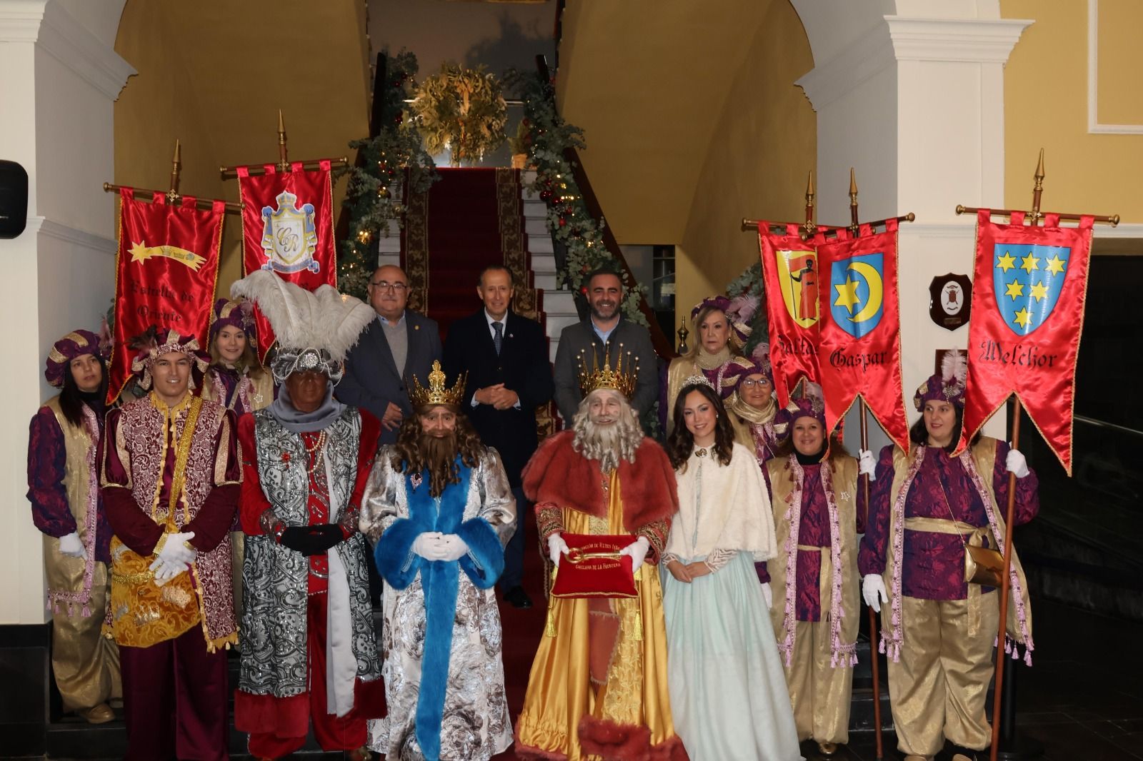 Una imagen de la recepción oficial.