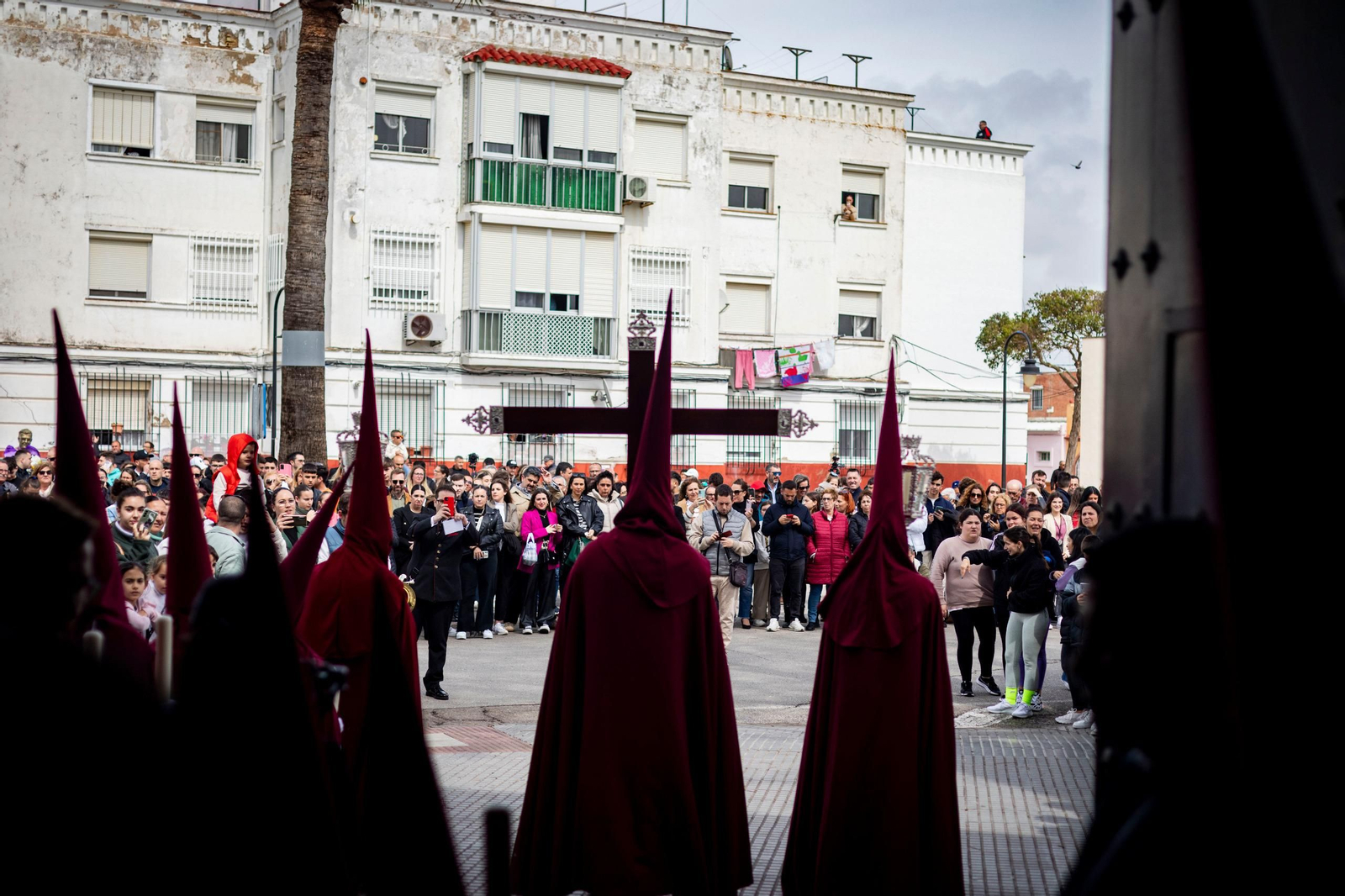 Las imágenes de la hermandad de Tres Caídas en la Semana Santa de San Fernando 2024