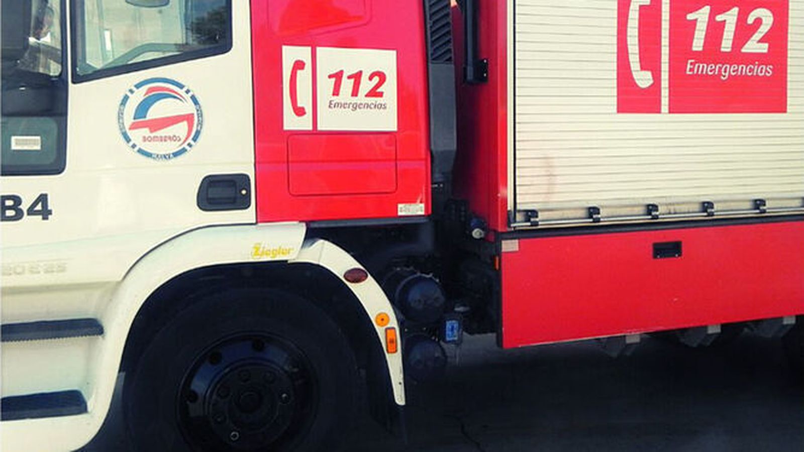 Camión de bomberos del Consorcio Provincial de Huelva.