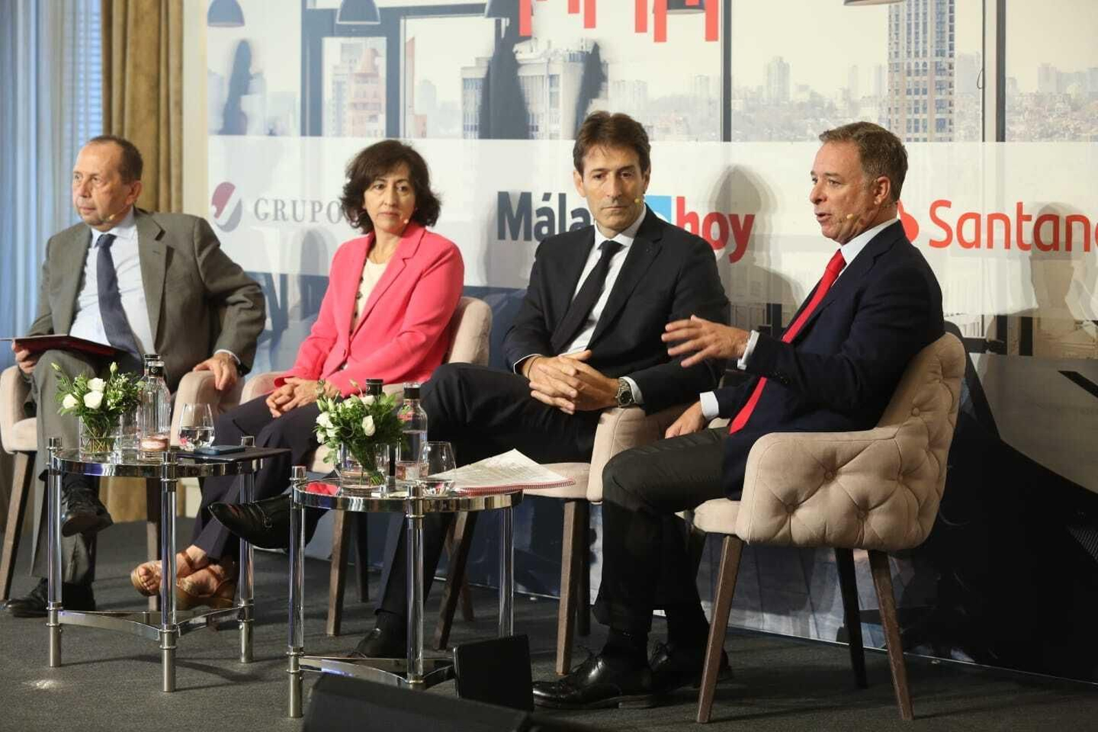 Las fotos del Foro de Empresas organizado por el Grupo Joly y el Banco Santander en Málaga