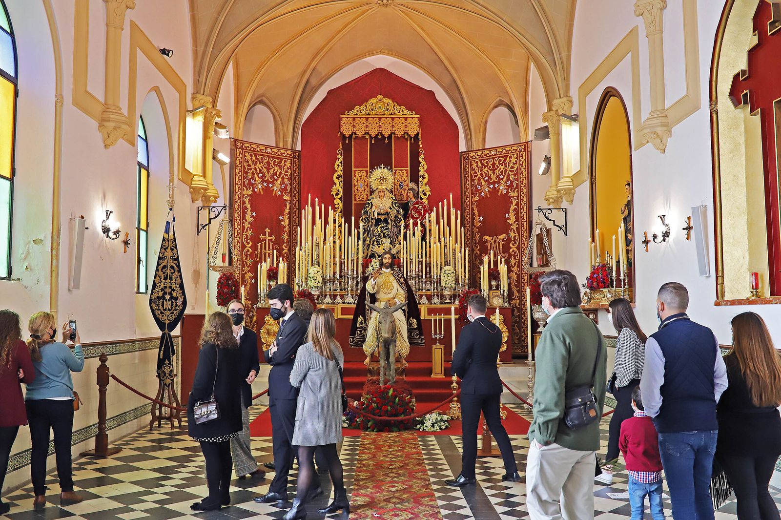 Cristo Rey estará expuesto hoy en la Escuela San José