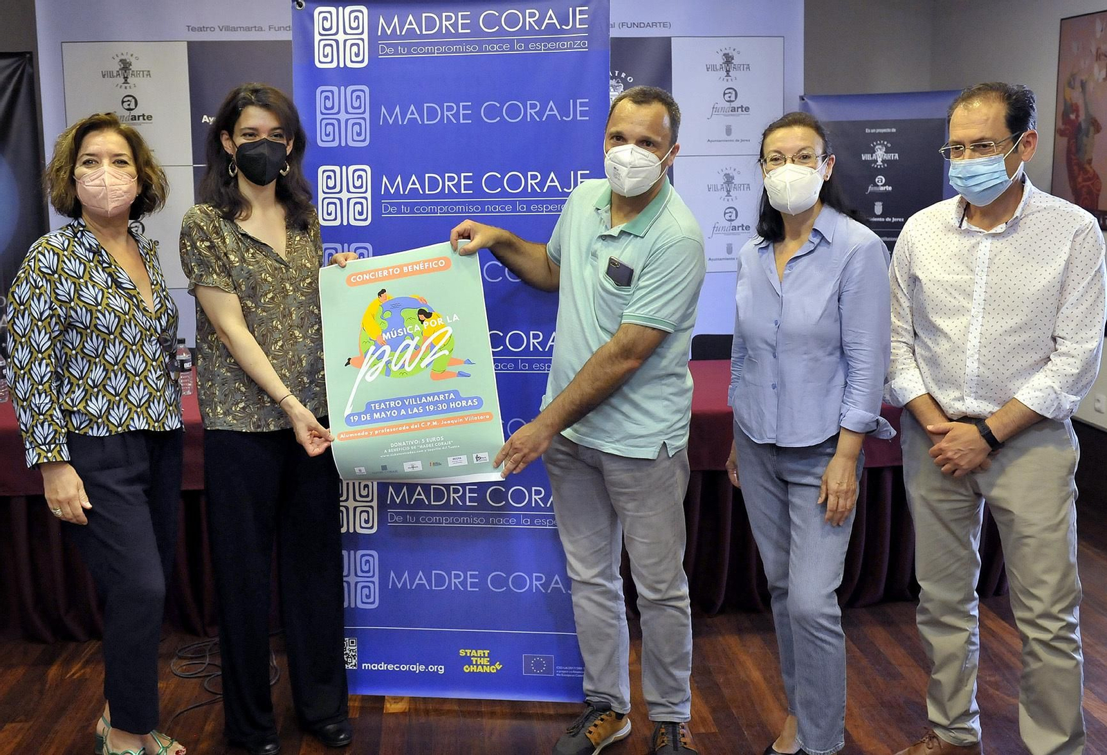 Presentación del concierto benéfico del Conservatorio de este jueves en el Teatro Villamarta.