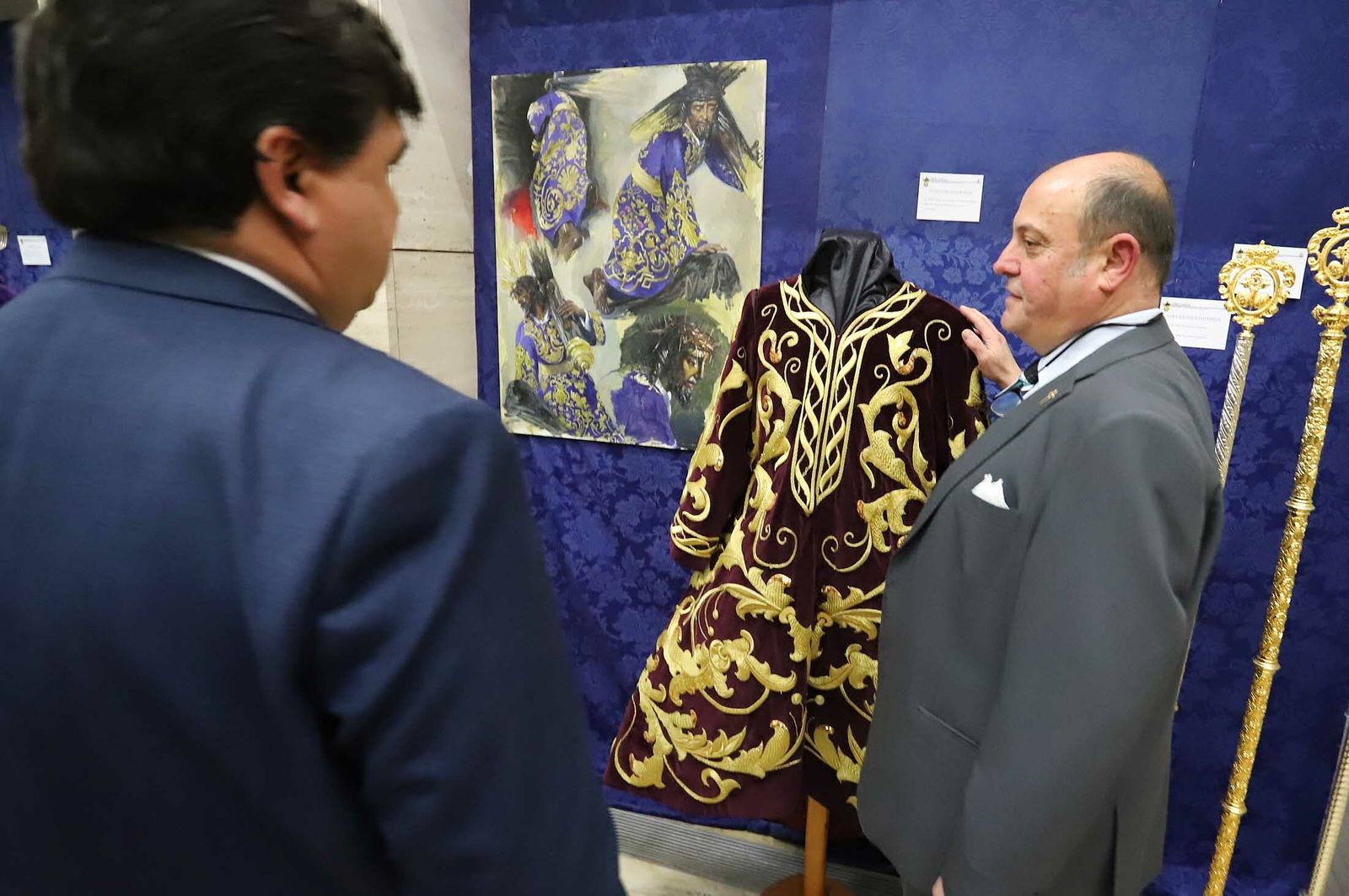 Imágenes de la exposición de la Hdad de las Tres Caídas en la Casa Colón