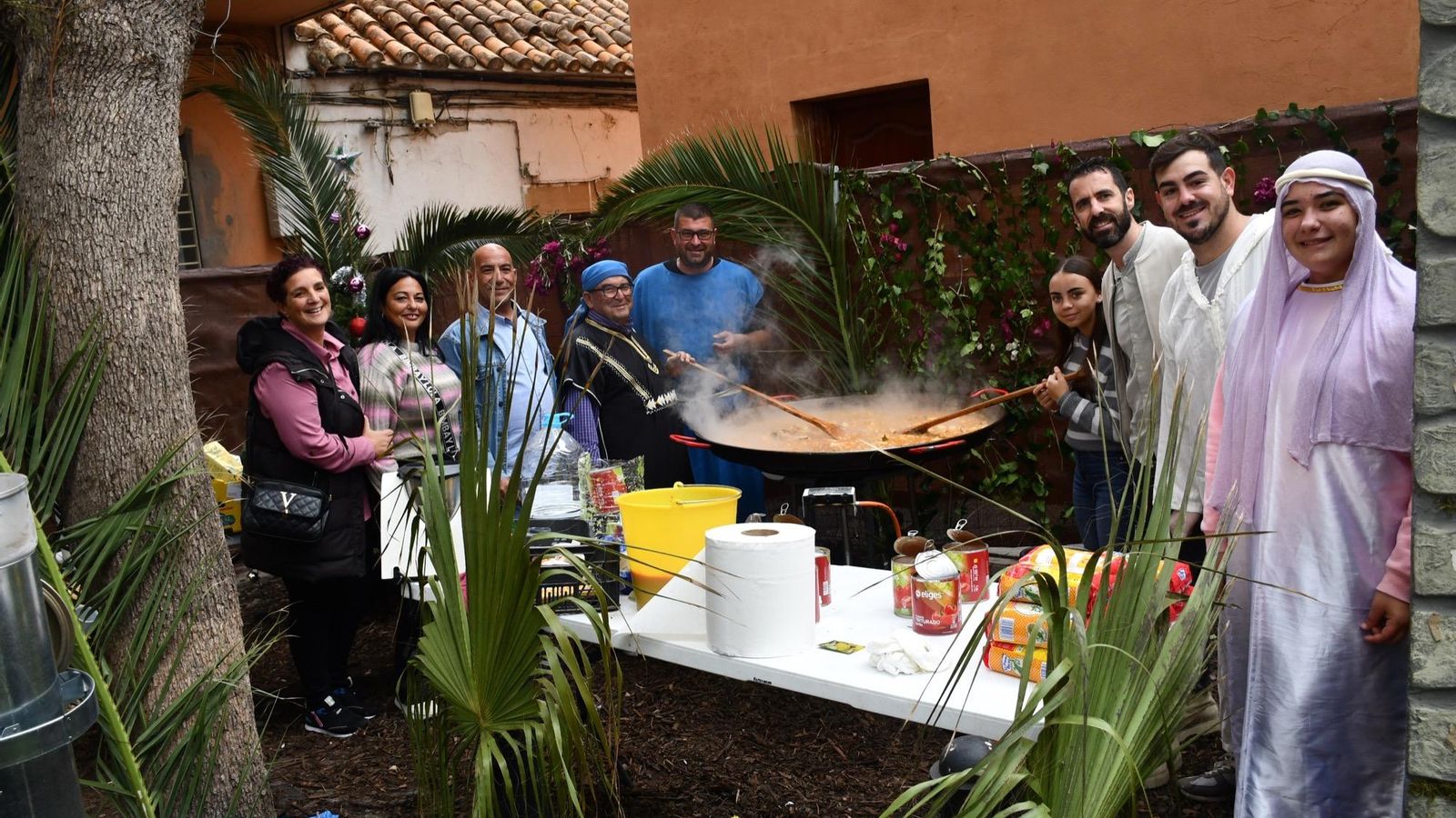 Puente Mayorga da comienzo a la Navidad con un animado Belén Viviente