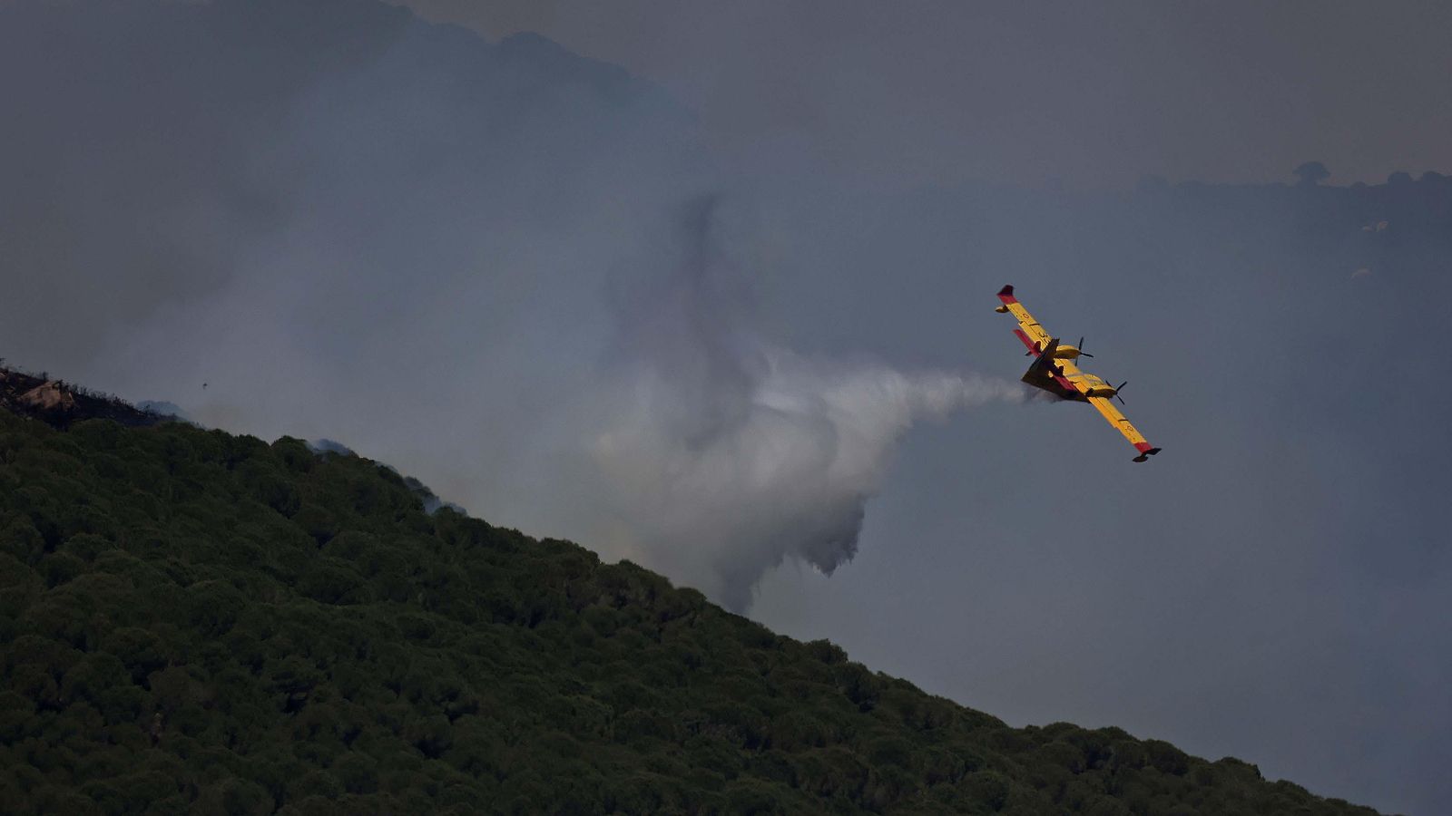 Imágenes del incendio de monte La Peña en Tarifa INCENDIO MONTE LA PEÑA TARIFA ERASMO (103)
