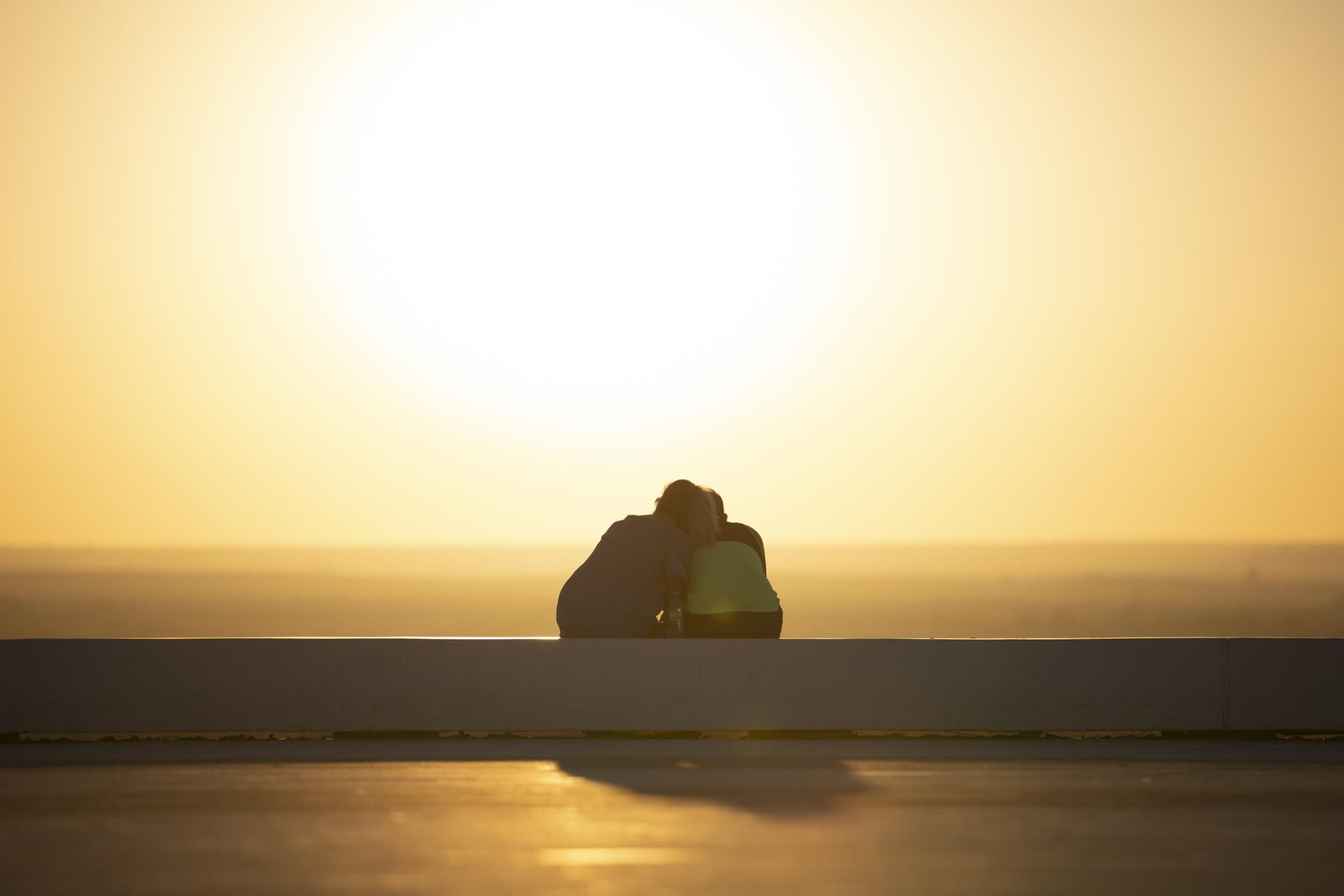 La última puesta de sol para despedir el año en Huelva