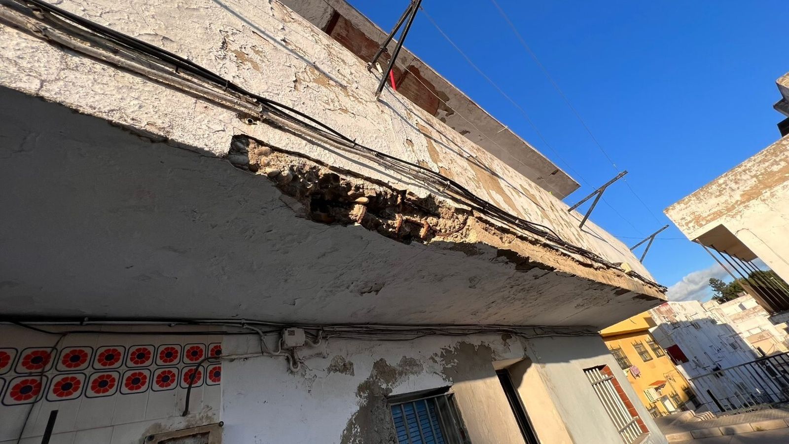 El "deterioro progresivo " de la barriada del Agrimensor