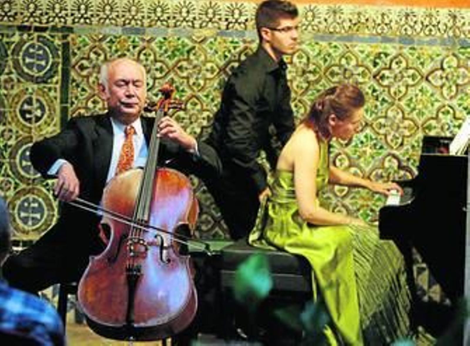 Uno de los conciertos del Festival Turina con su directora, Benedicte Palko, al piano.
