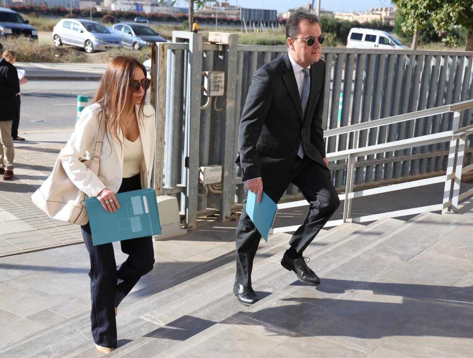 José María Muñoz entra en la Ciudad de la Justicia