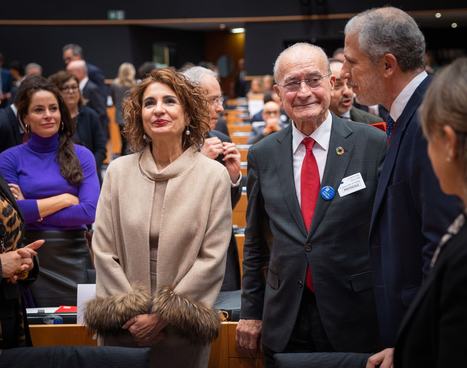 Montero y De la Torre, este miércoles, ante la Eurocámara, su defensa de Málaga como sede de la EUCA.
