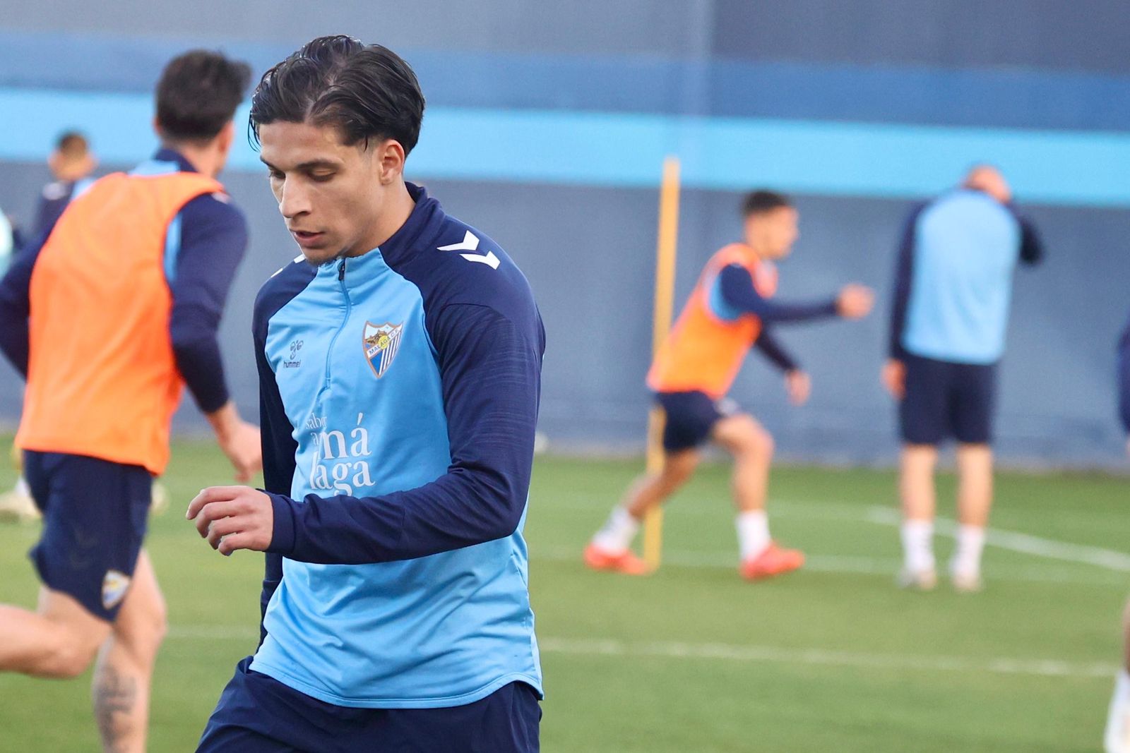 Kevin, novedad en el trabajo del Málaga CF