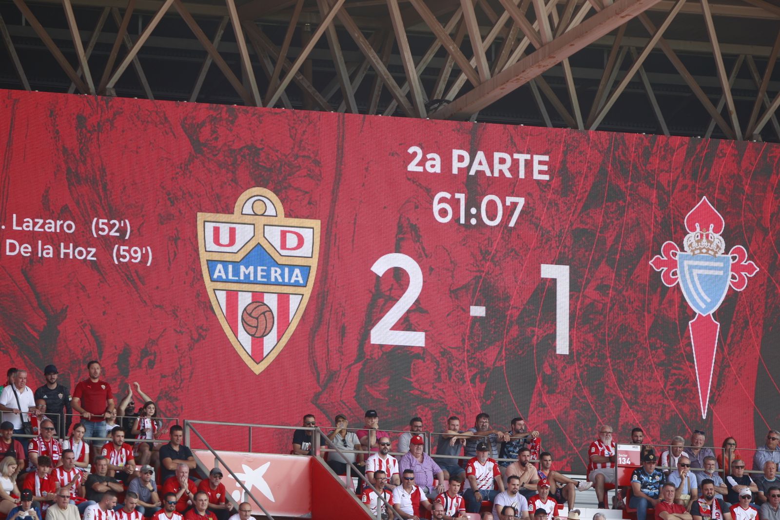Fotogalería del partido U.D. Almería-R.C. Celta de Vigo