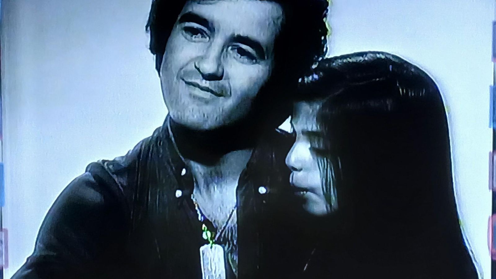 Manuel de la Calva en 1975 en una interpretación junto a su hija