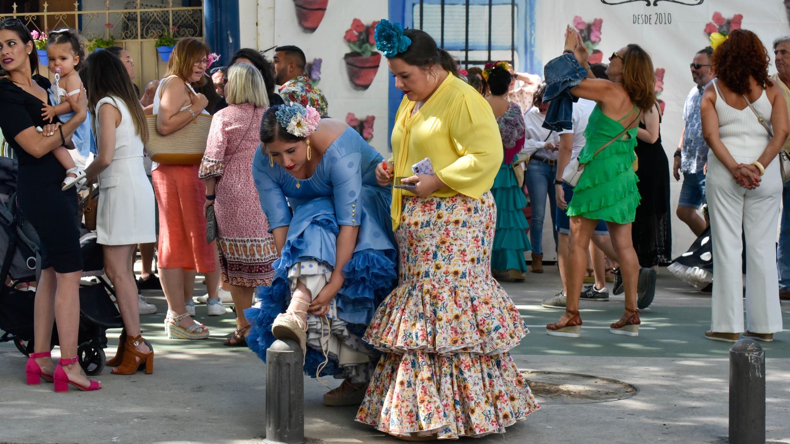 Fotos del miercoles en la Feria Real de Algeciras Dia de la Mujer