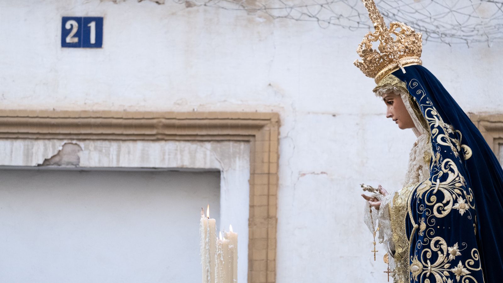 El rosario de la Virgen de Guadalupe de Las Aguas, en imágenes