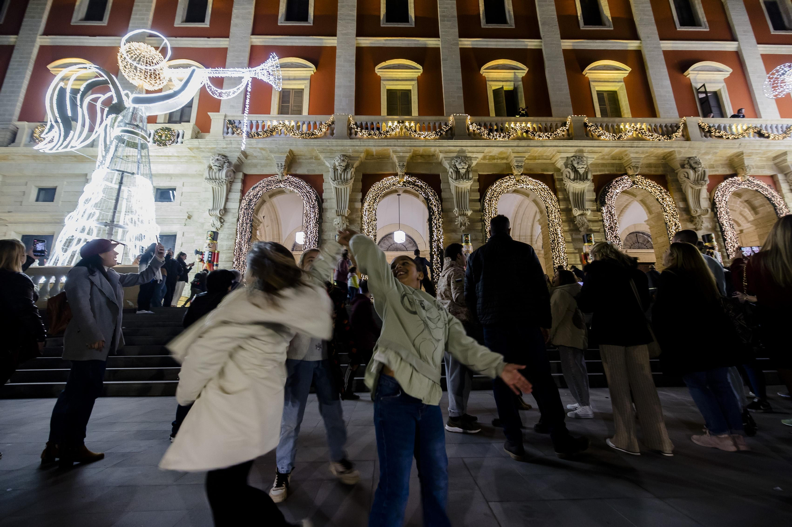 Las imágenes de la inauguración de la iluminación de navidad en San Fernando