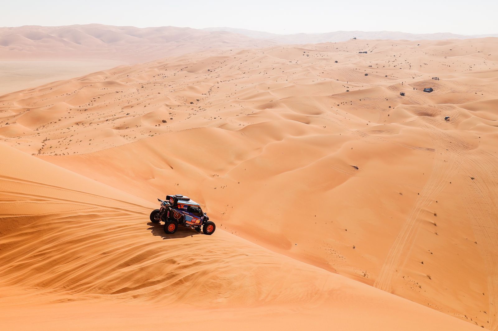 Las mejores fotos del Dakar por las dunas