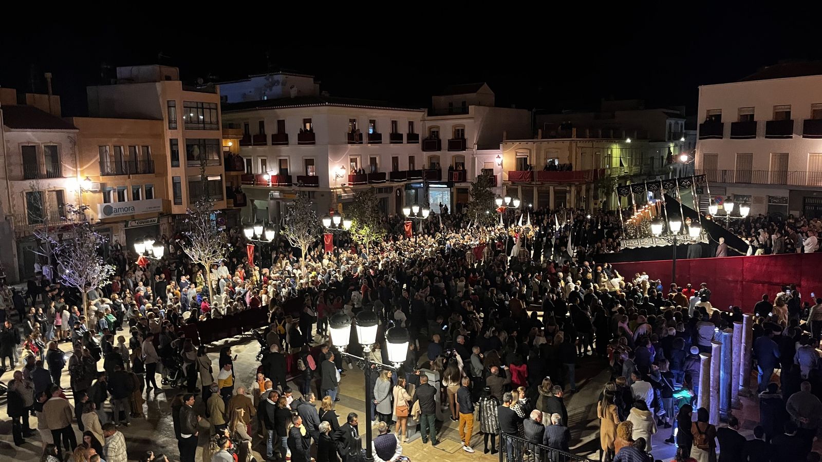 Uno de los momentos del Jueves Santo en Berja.