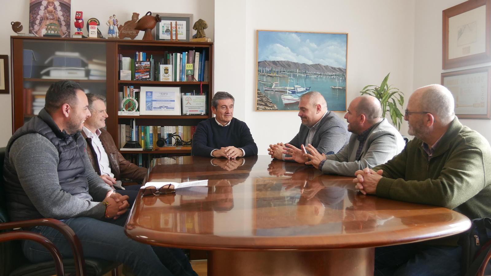 Encuentro entre instituciones.