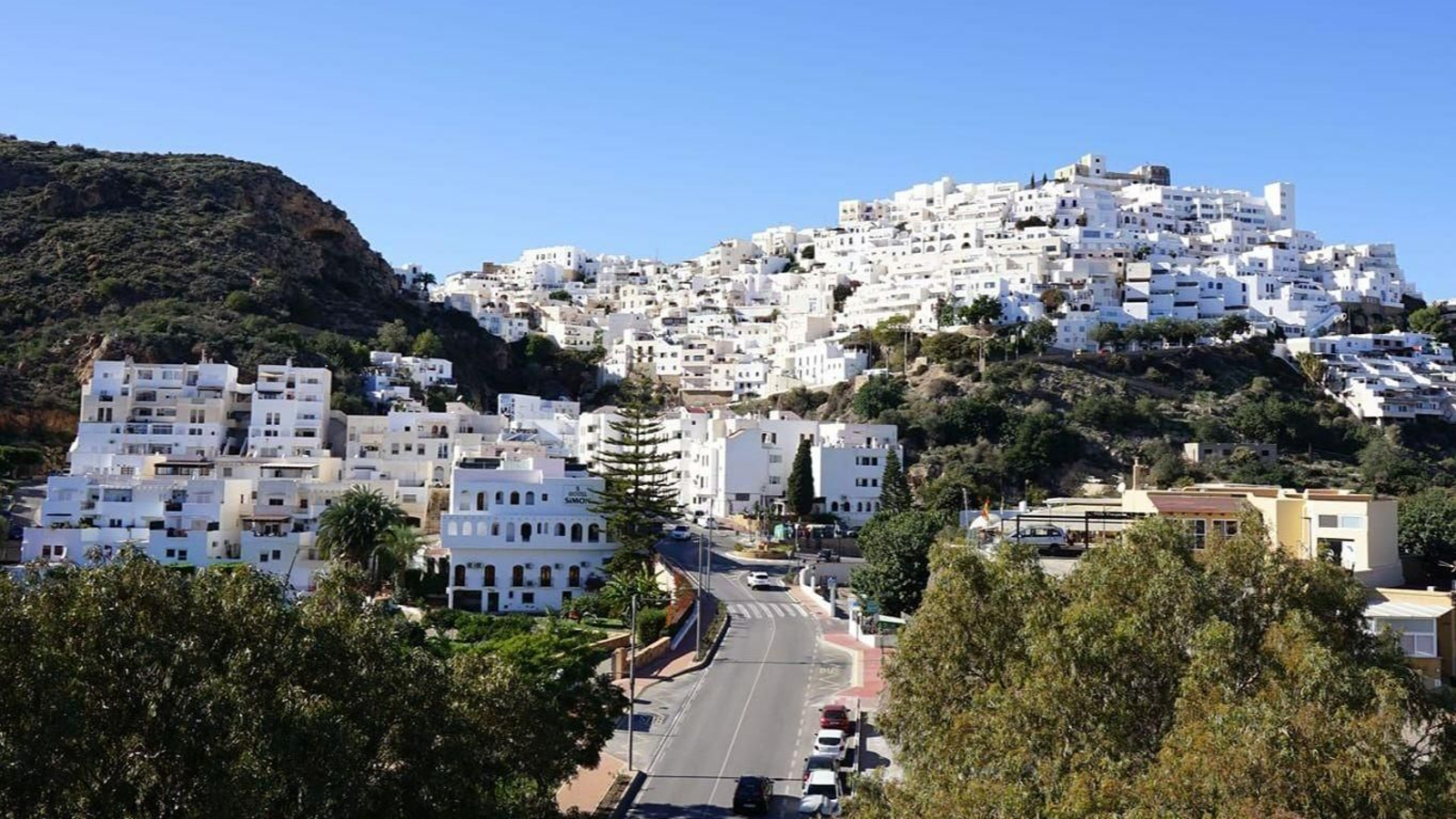 Vista del pueblo de Mojácar.