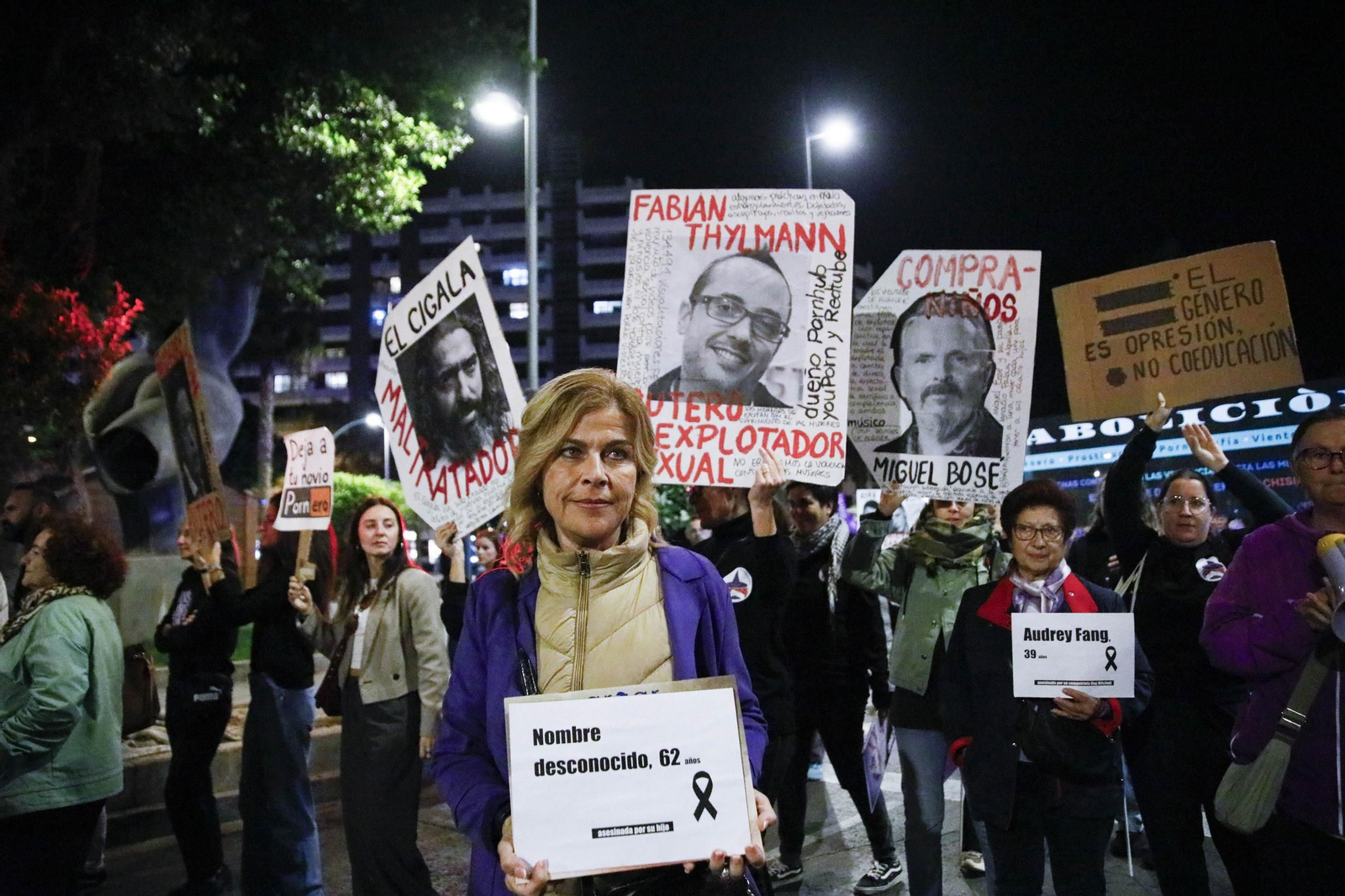 La plataforma acción feminista, en imágenes