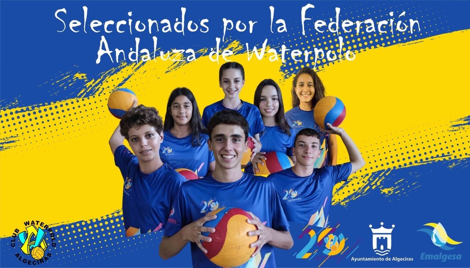 Los siete jugadores del CW Algeciras citados por la Andaluza