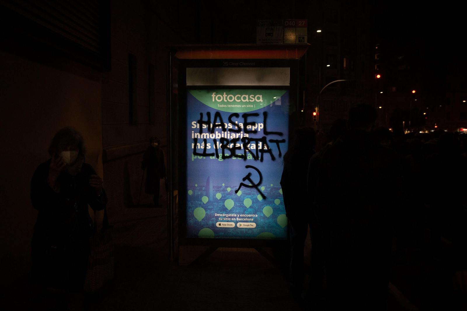 Las imágenes de los disturbios en Cataluña por el arresto de Pablo Hasel