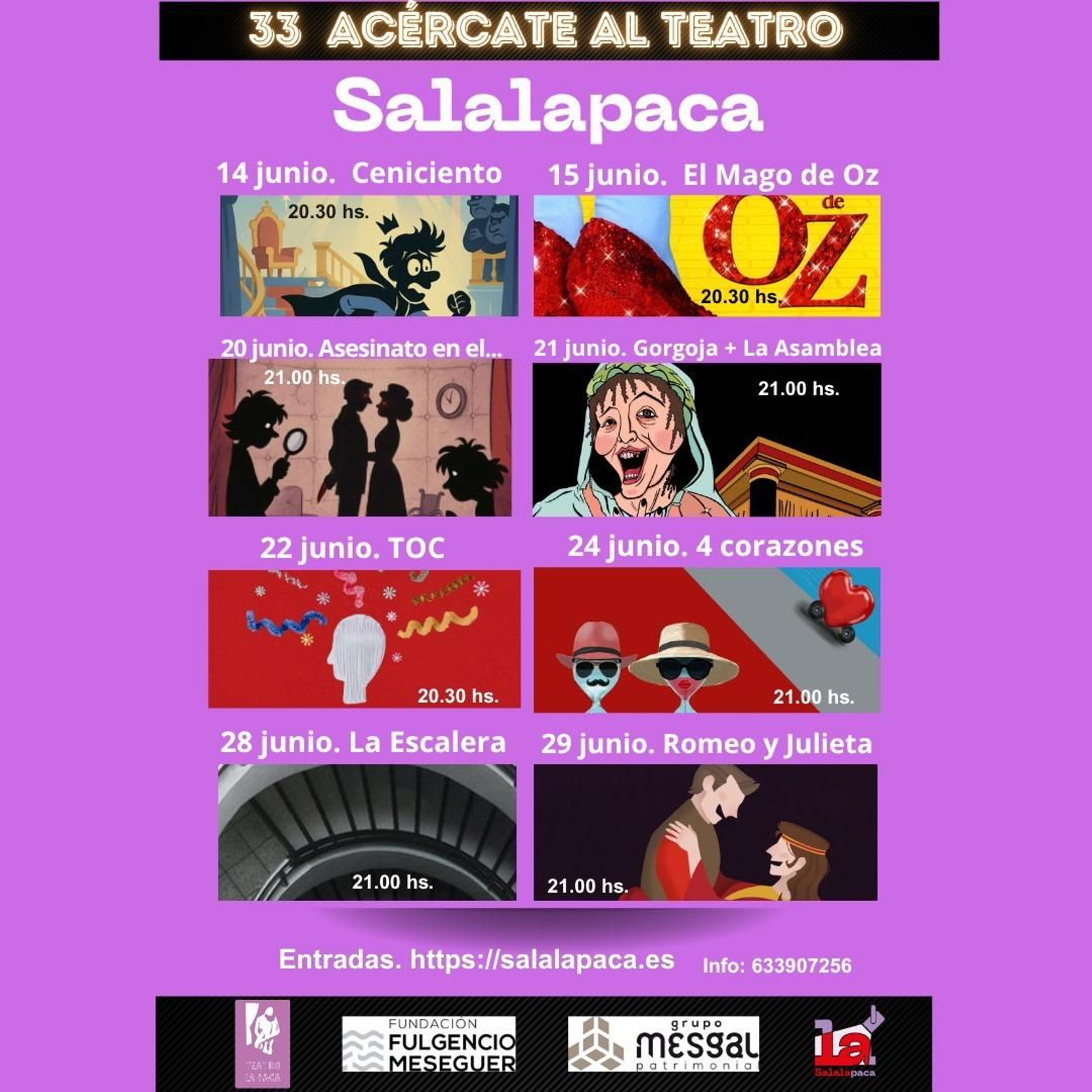 El programa 'Acércate al Teatro' quiere propiciar el interés por las artes escénicas en la ciudad.