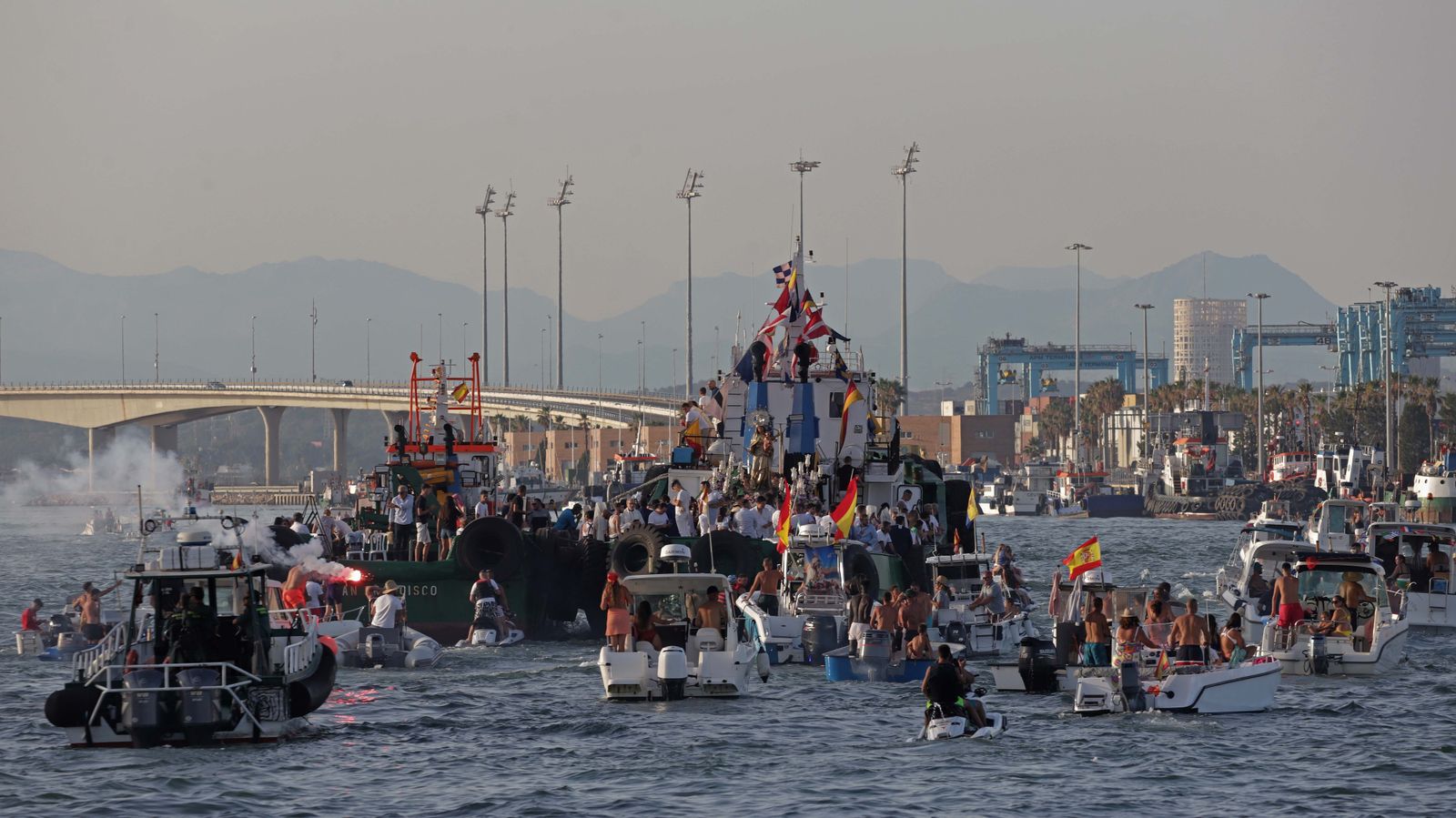 Fotos de la procesión de la Virgen del Carmen en Algeciras 2022