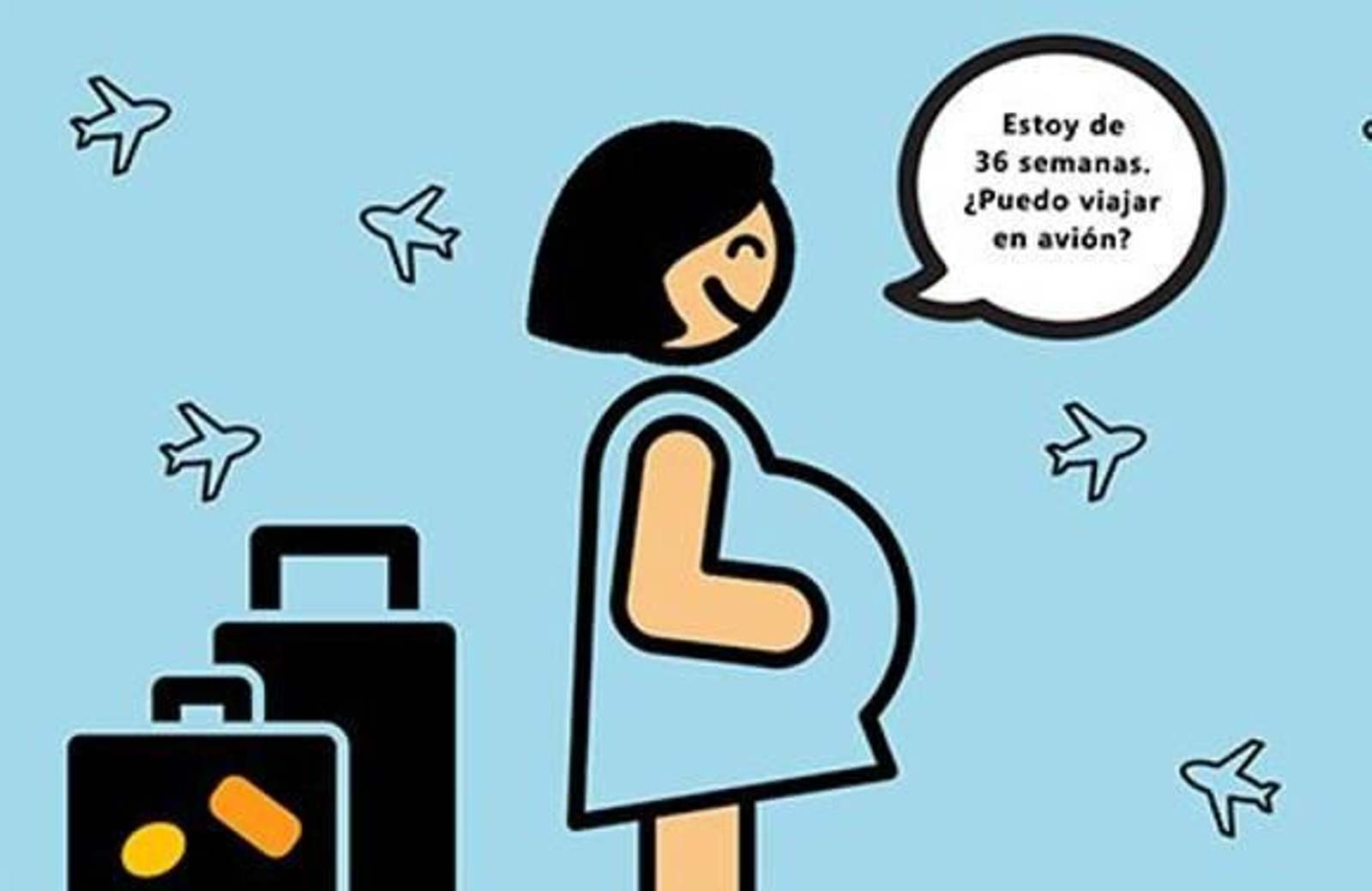 Estoy embarazada, ¿puedo volar?