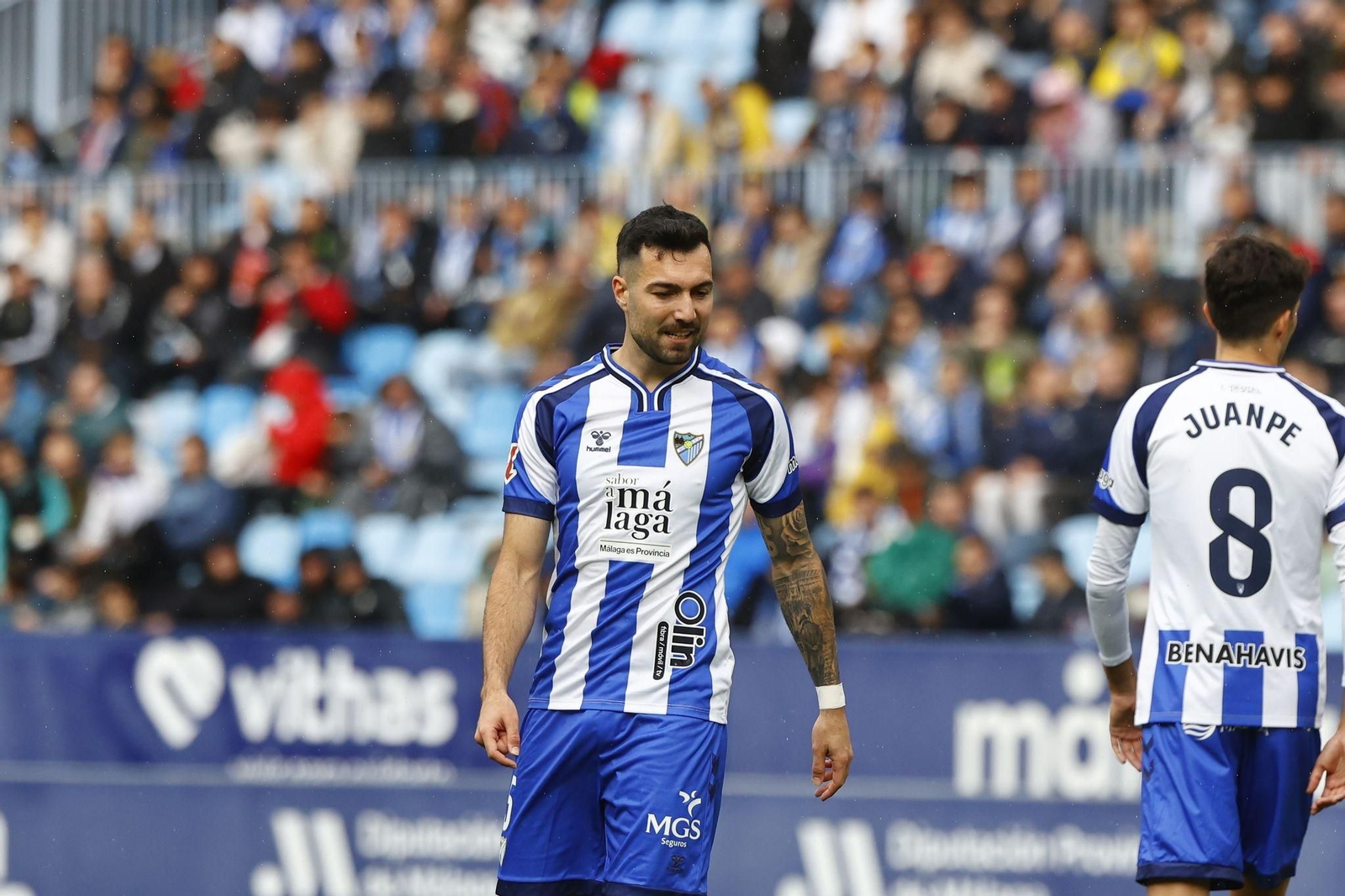 El Málaga CF-Cádiz, en fotos