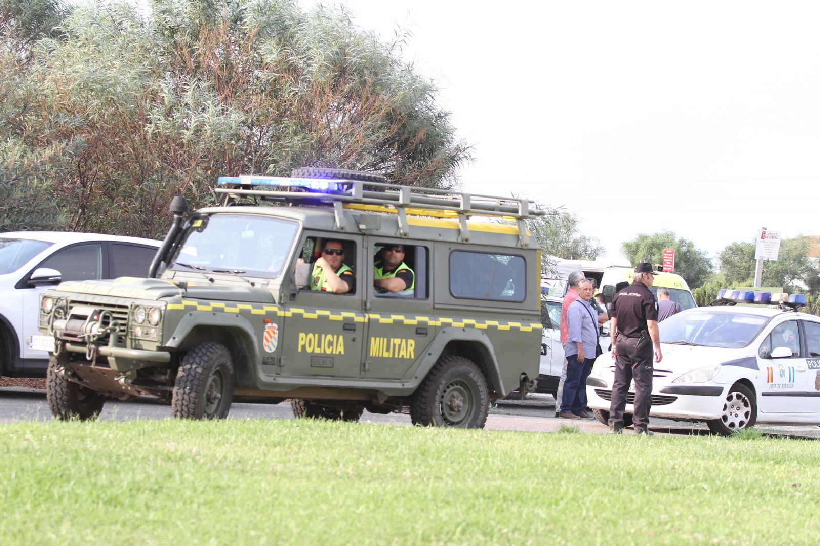 Las imágenes del incendio en Moguer y Mazagón