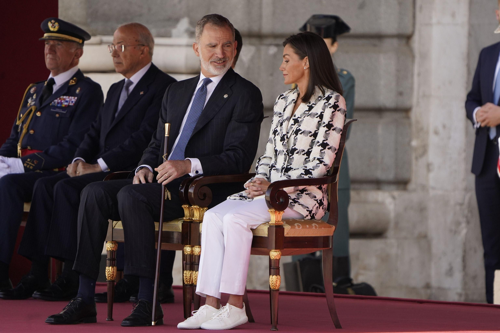 Los Reyes presiden los actos del bicentenario de la Policía Nacional