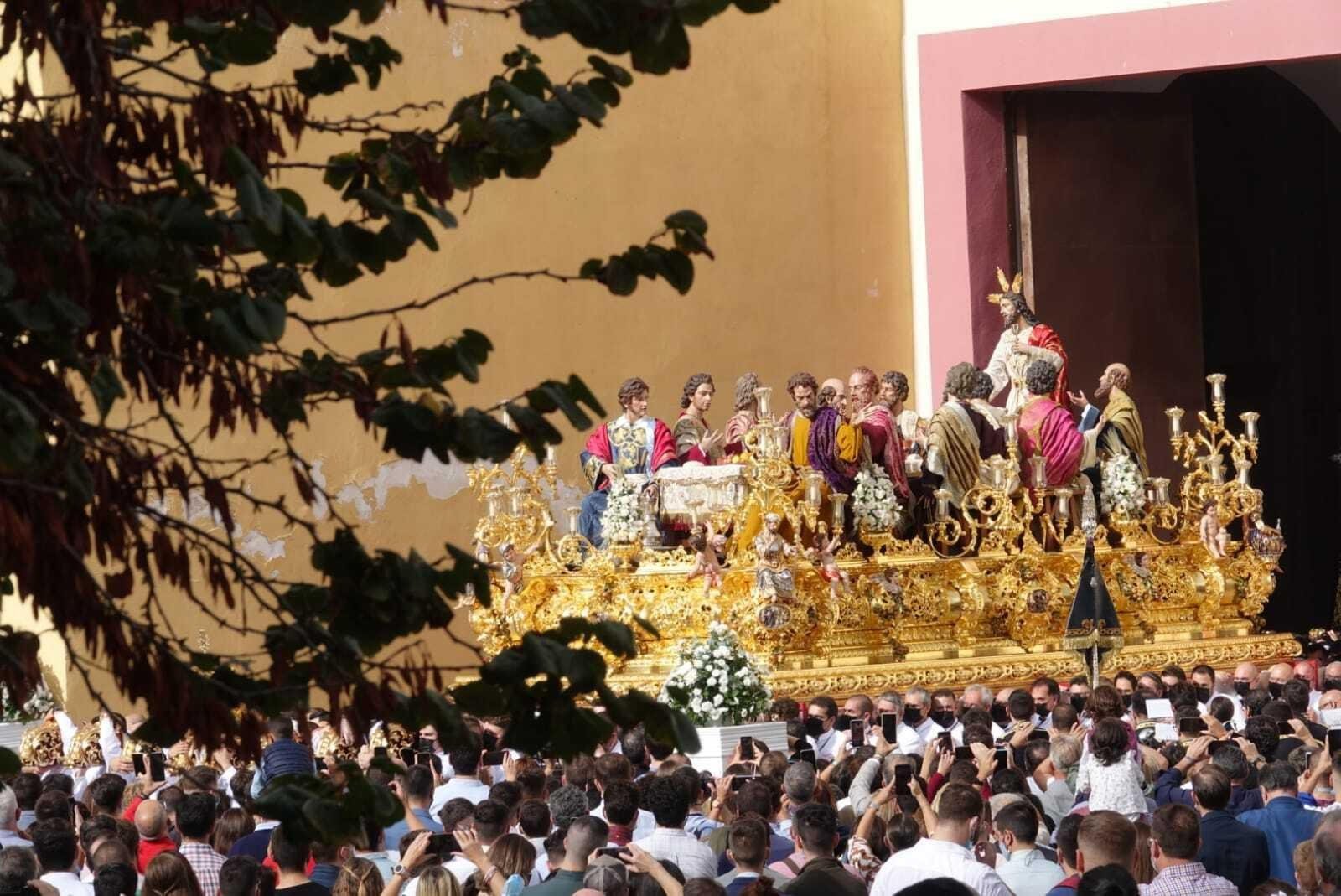 Las fotos de la Sagrada Cena en la procesión Magna de Málaga