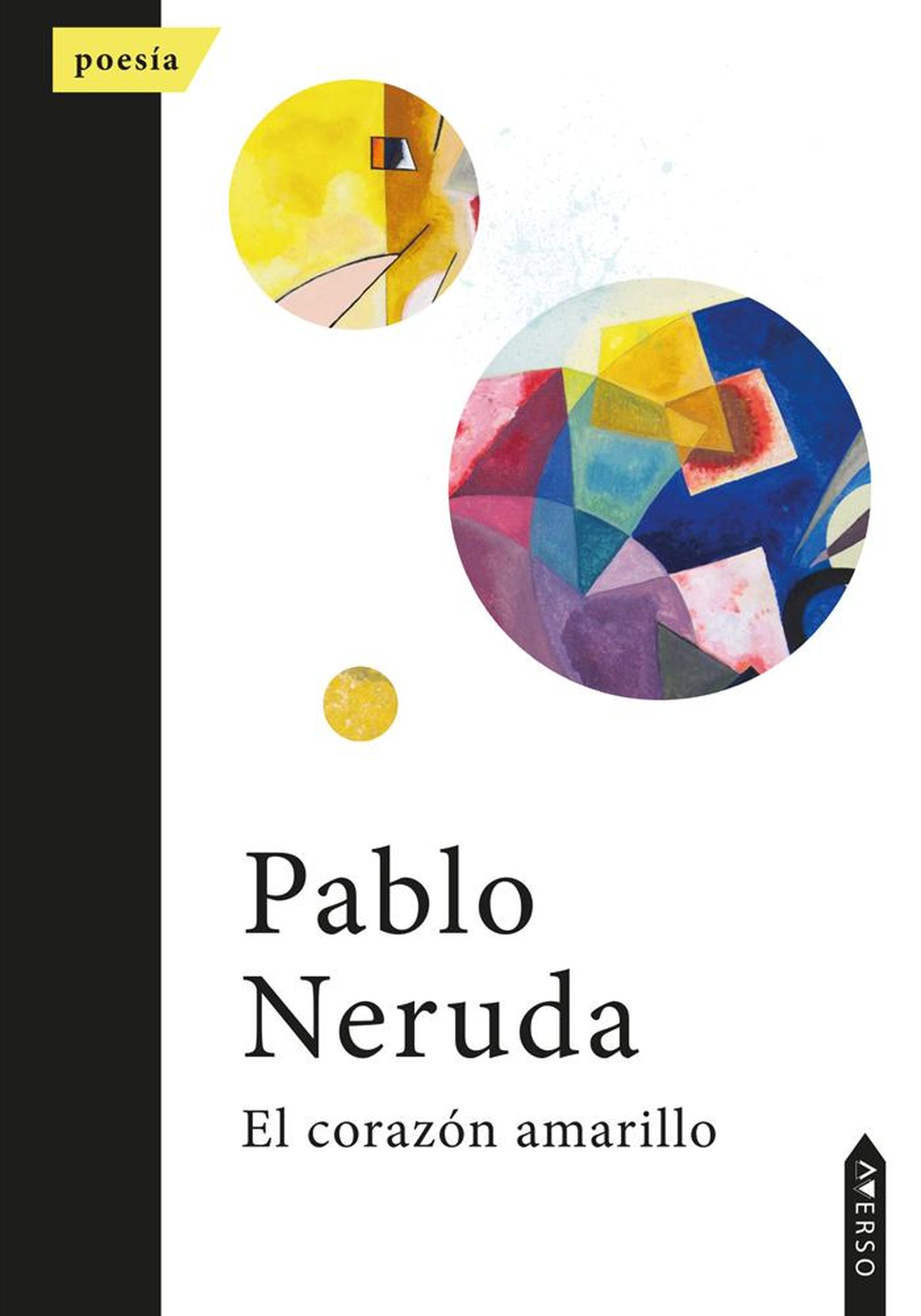 Detalle de la portada del poemario.