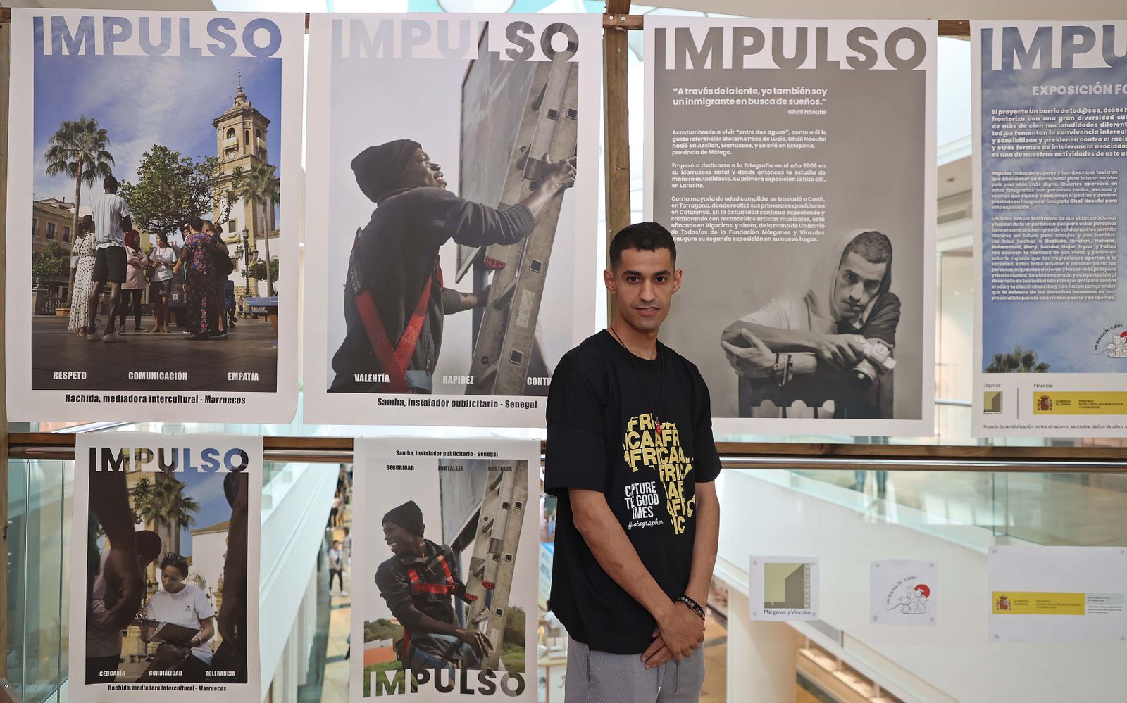 La inauguración de la exposición 'Impuso' de Ghali Naoufal, en imágenes