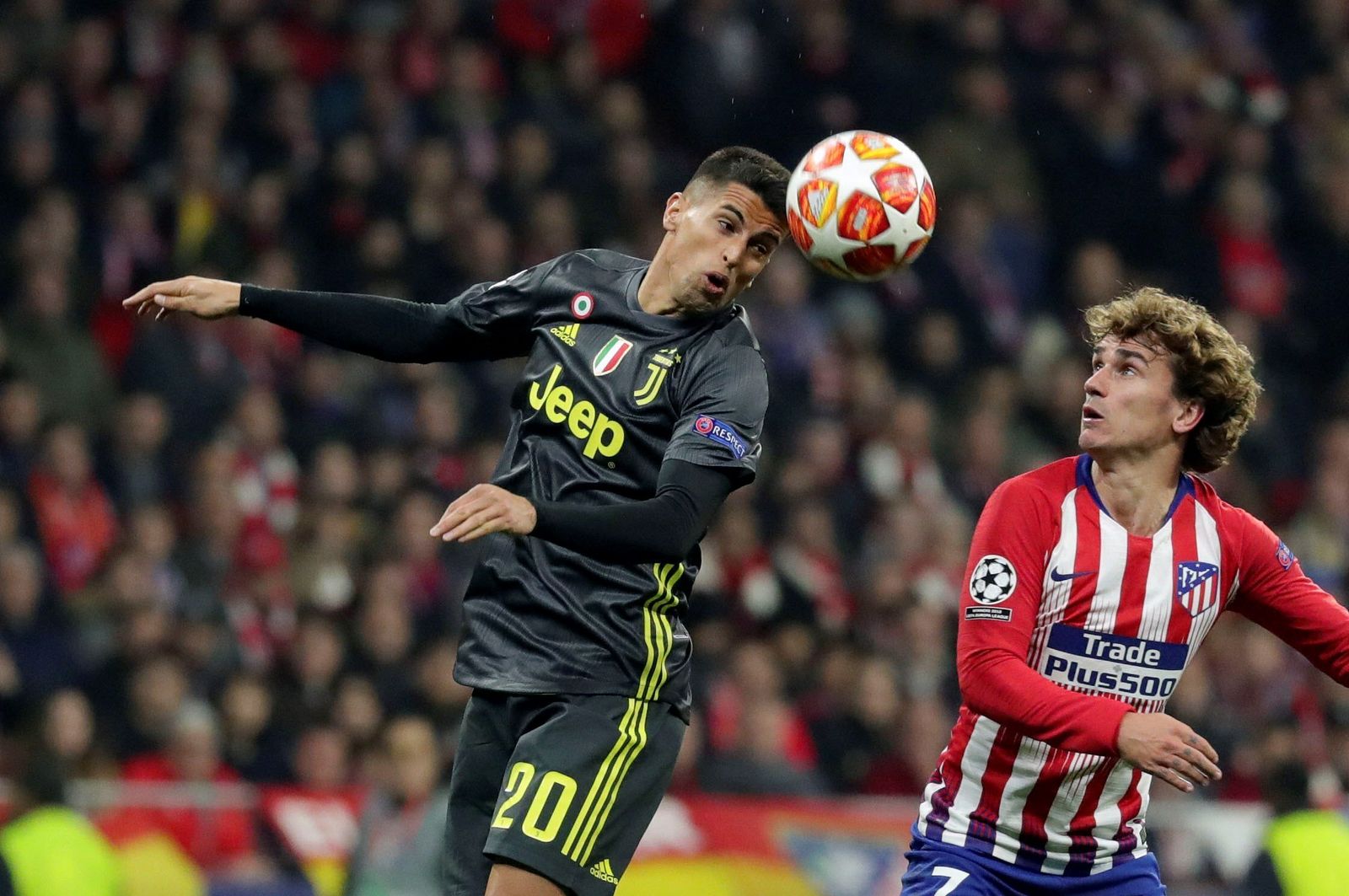 Las imágenes del Atlético de Madrid-Juventus